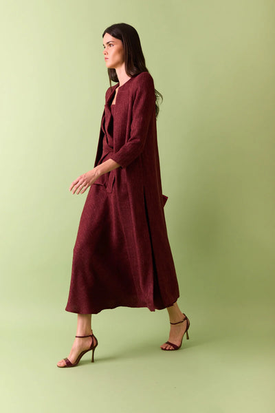 GABRIELA MAROON JACKET