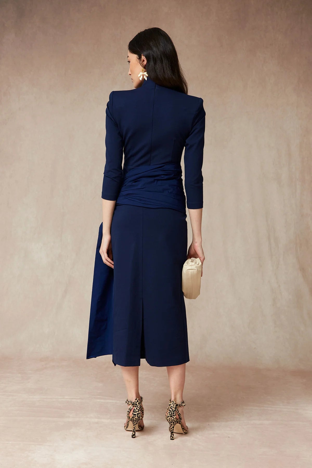 ROBE NEVIRA BLEU MARINE 