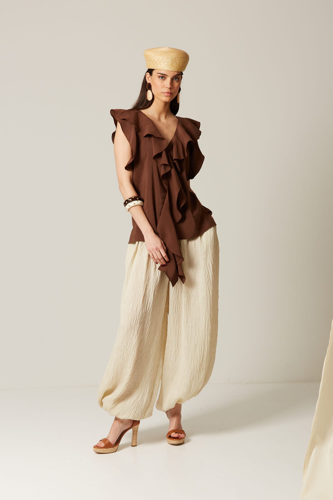 BLUSA SANTIAGOMARRÓN 