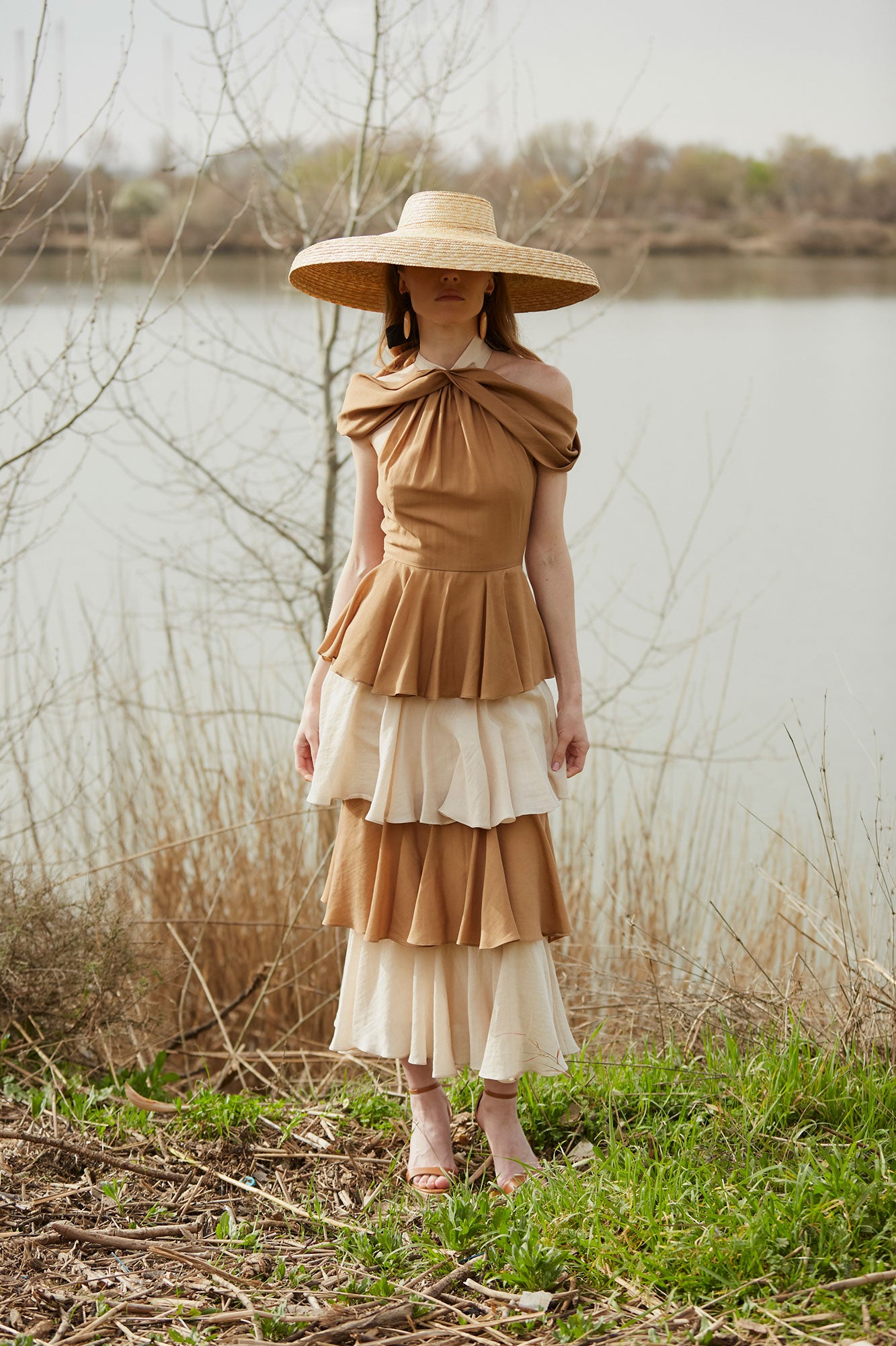 VESTIDO VANINACAMEL 