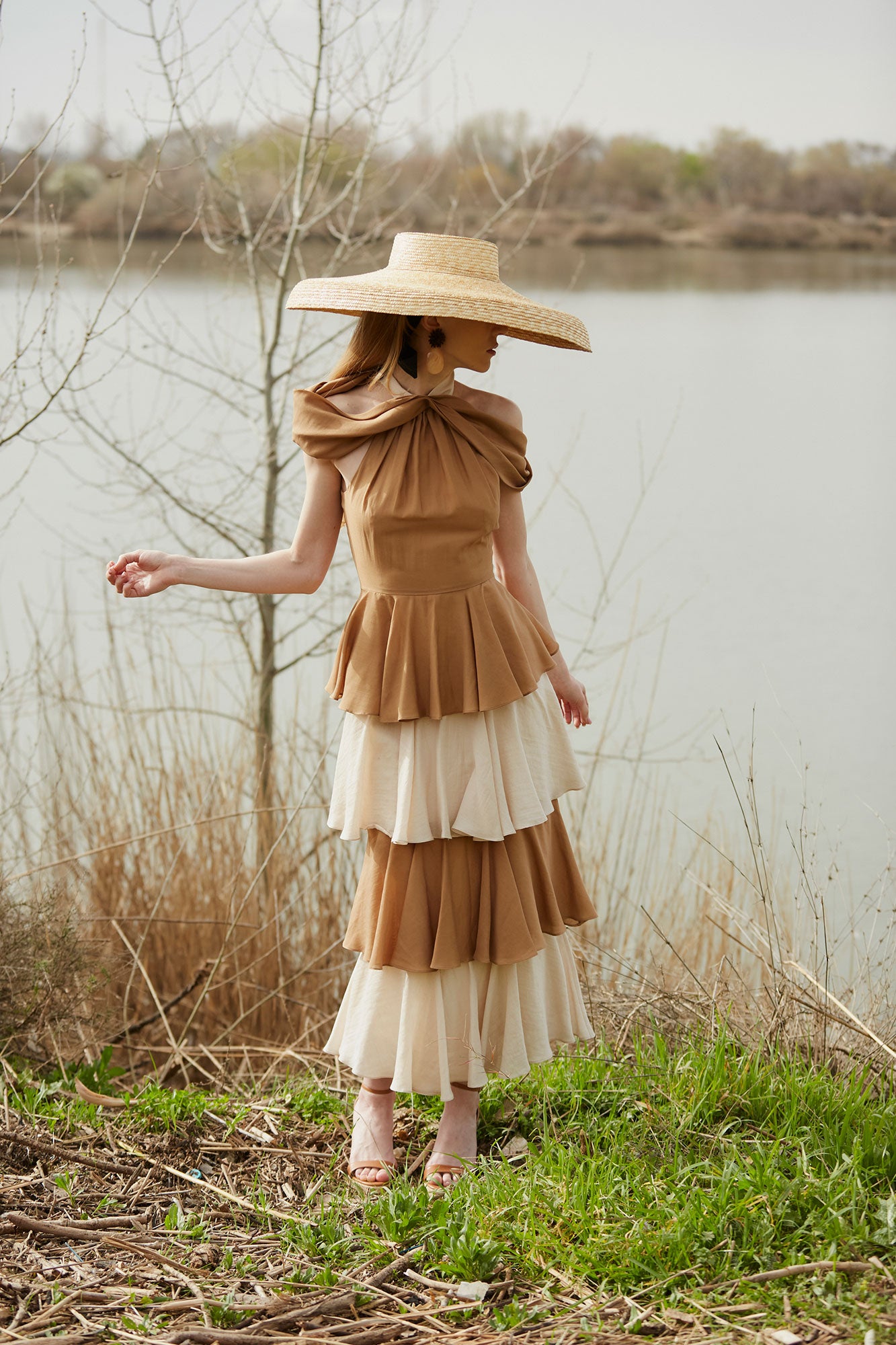 VESTIDO VANINACAMEL 