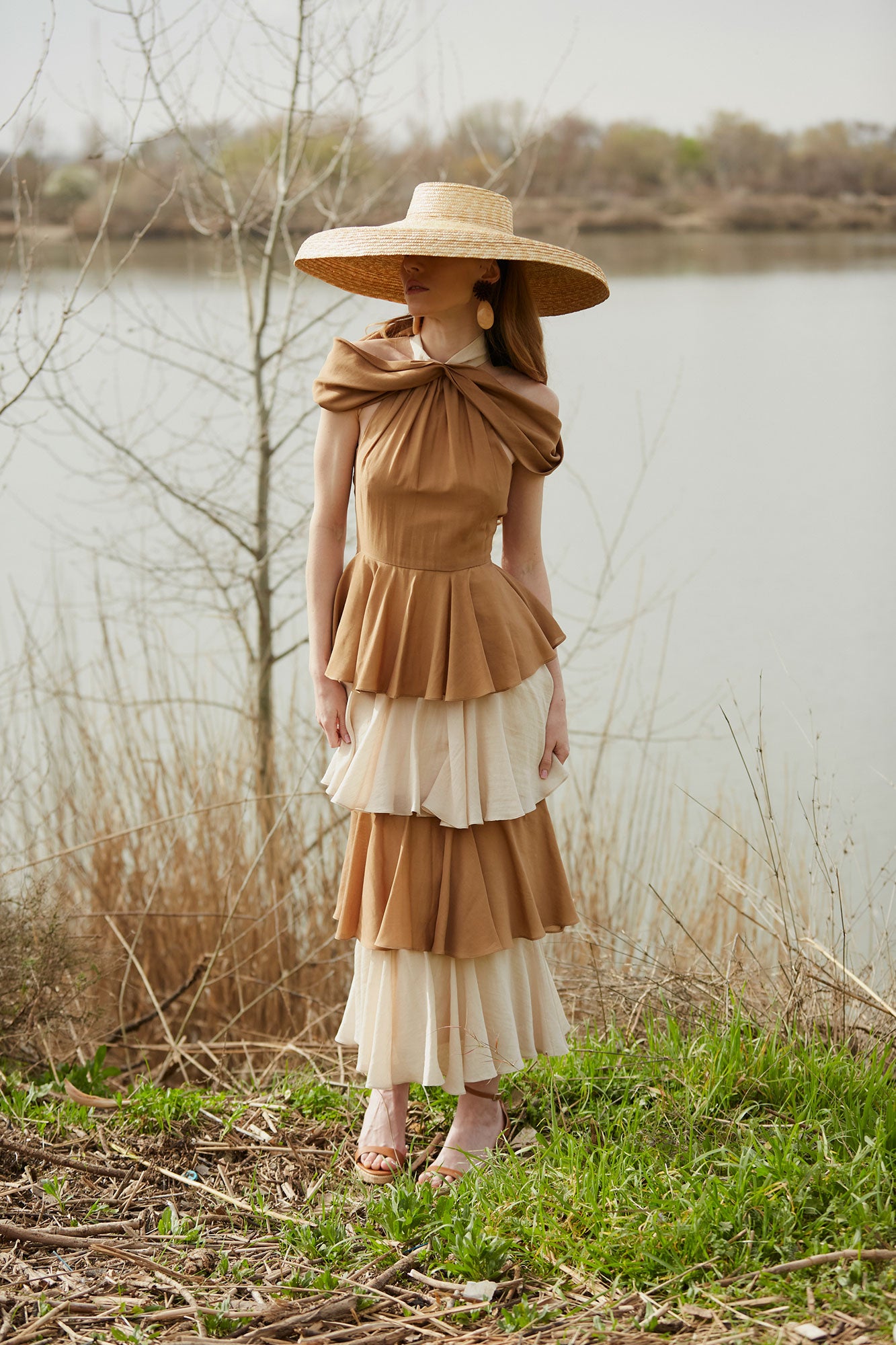 VESTIDO VANINACAMEL 