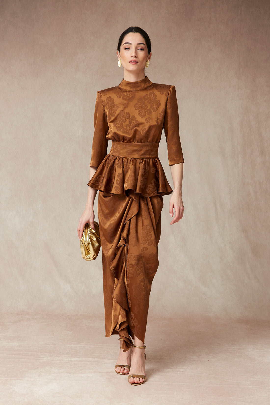 FALDA ANCARA MARRON