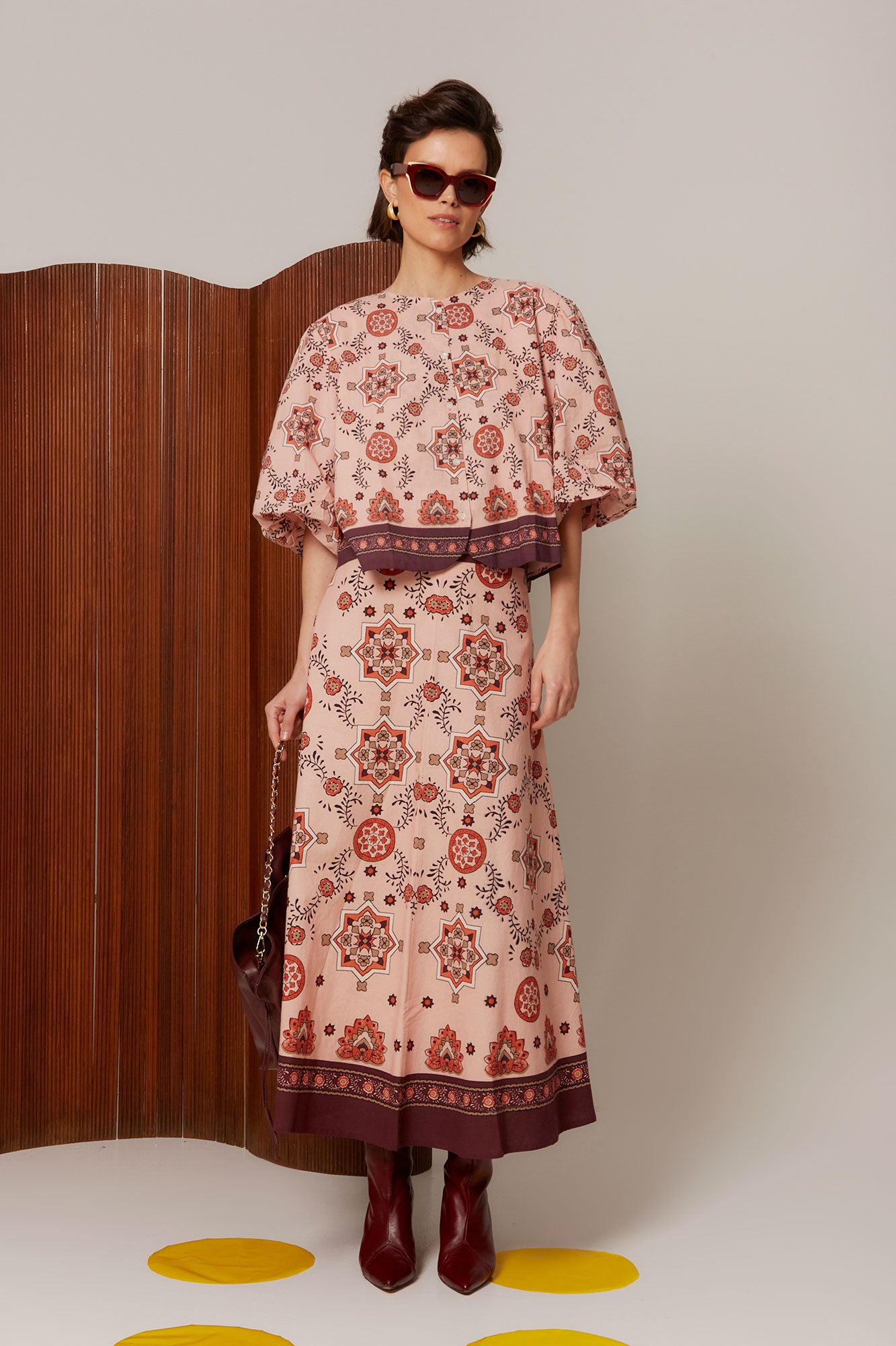 BLUSA MOSAICO ROSA