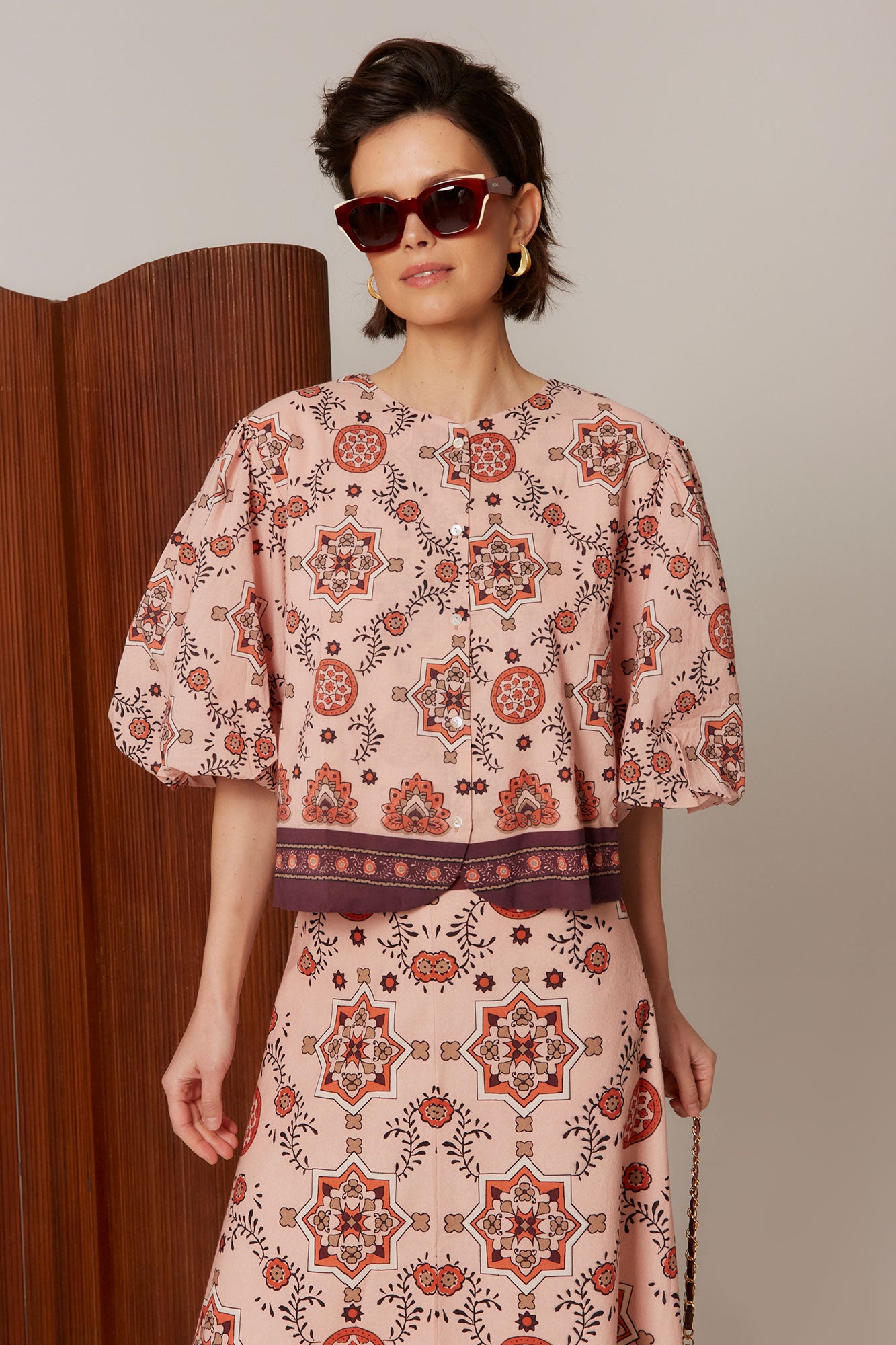 BLUSA MOSAICO ROSA