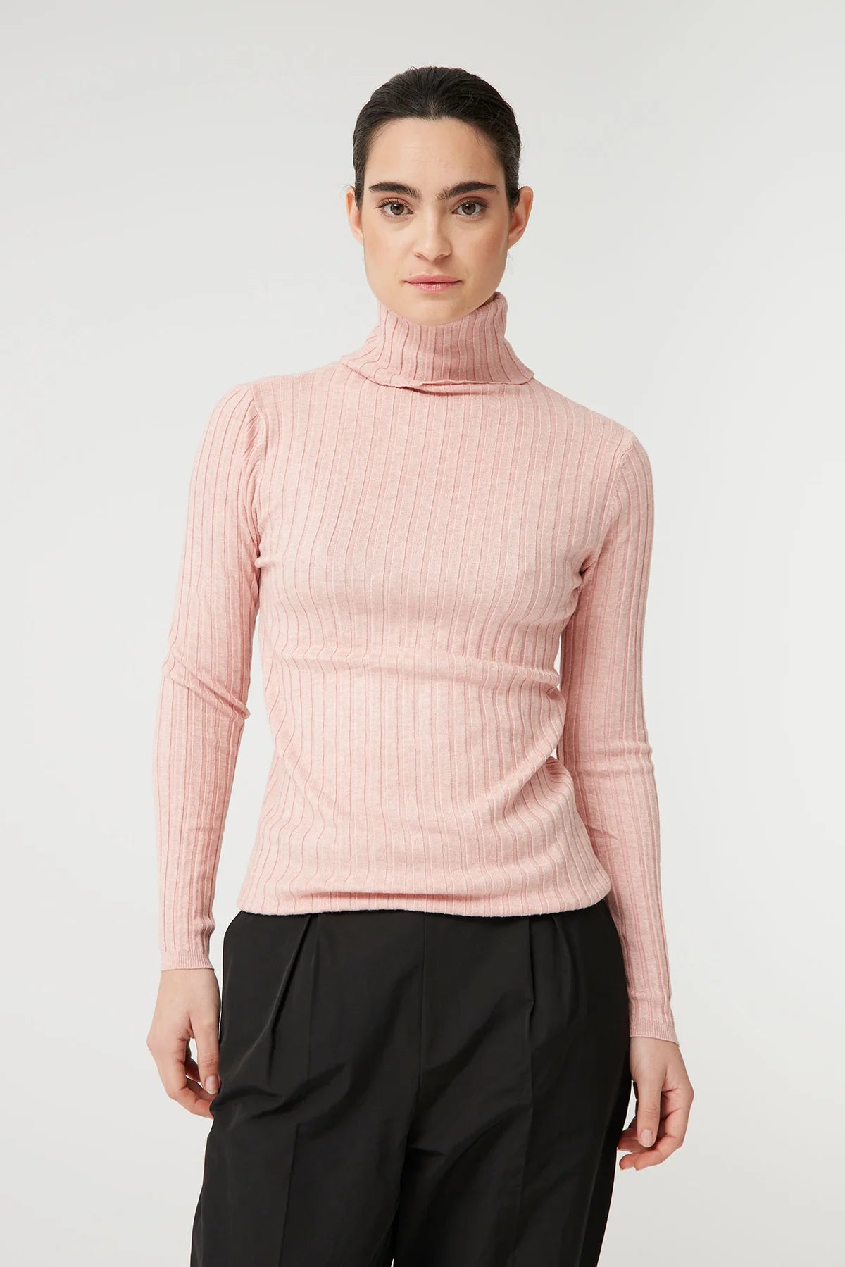 PINK CANALE HIGH TWIST SWEATER