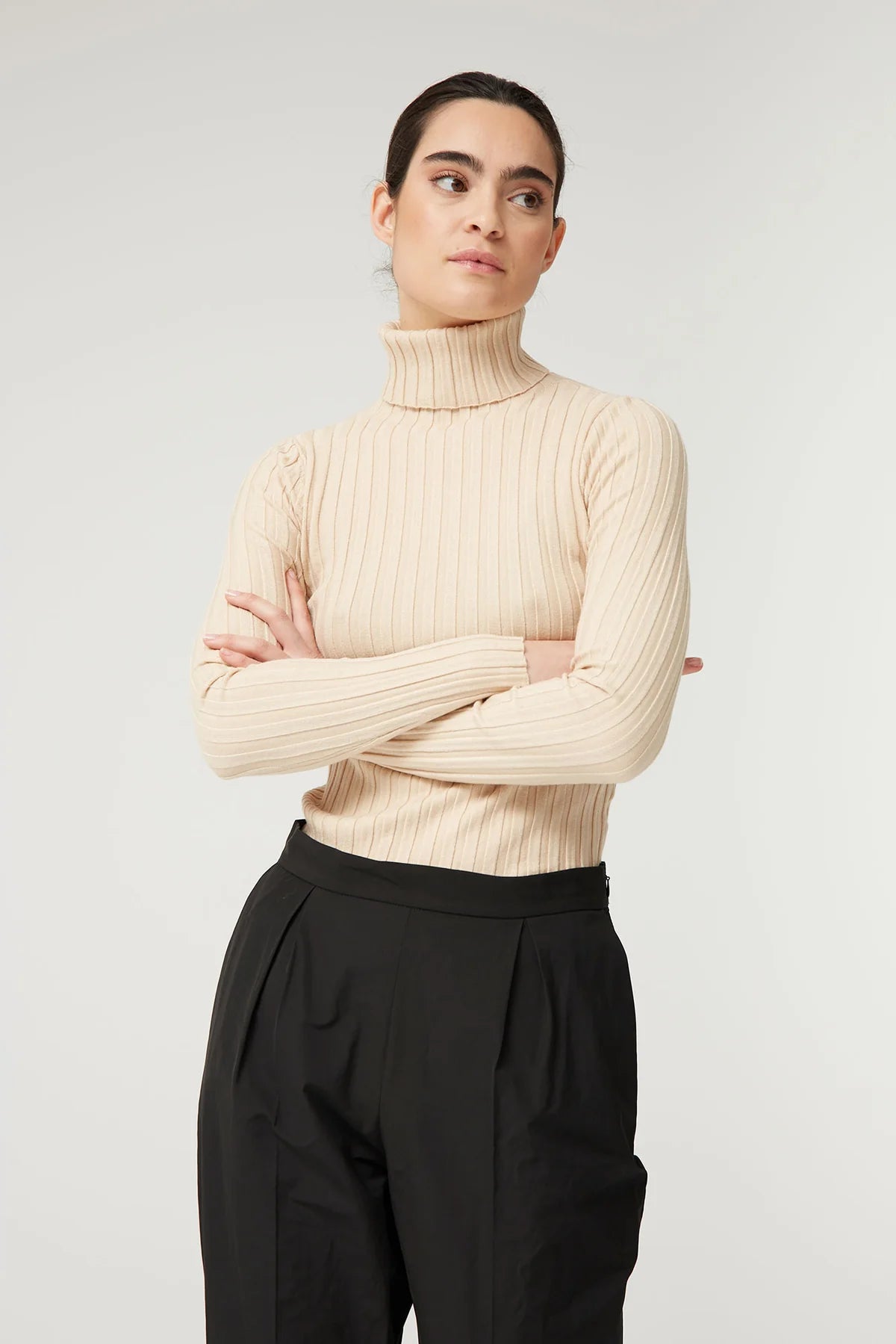 CANALE HIGH BEIGE SWEATER