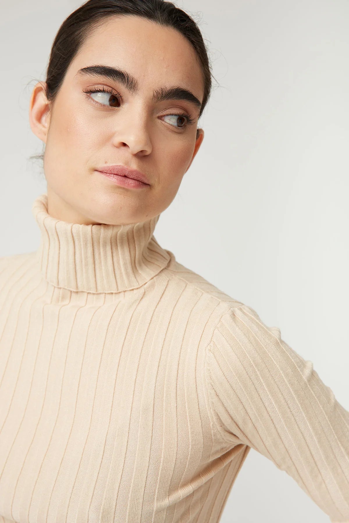 CANALE HIGH BEIGE SWEATER