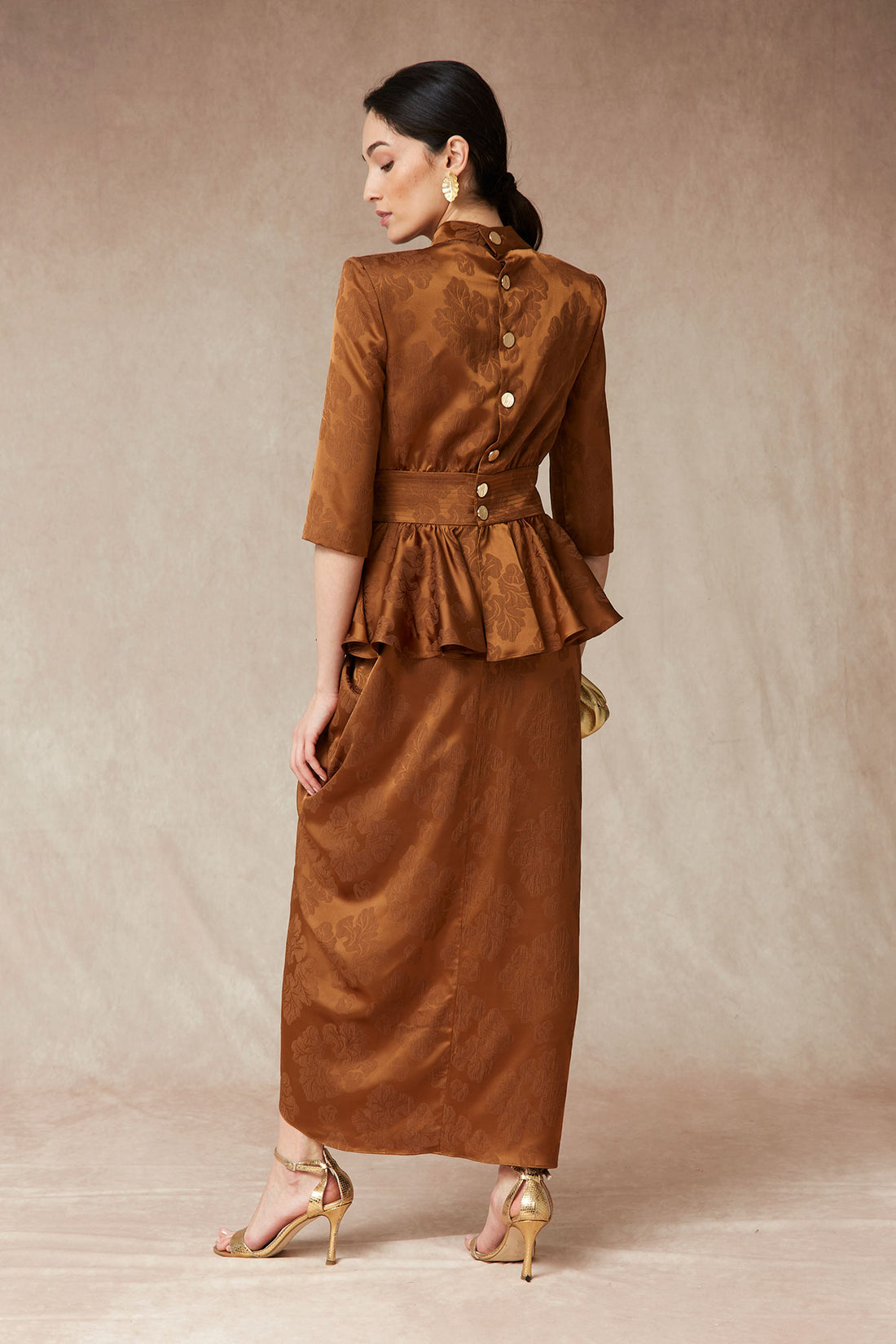 FALDA ANCARA MARRON