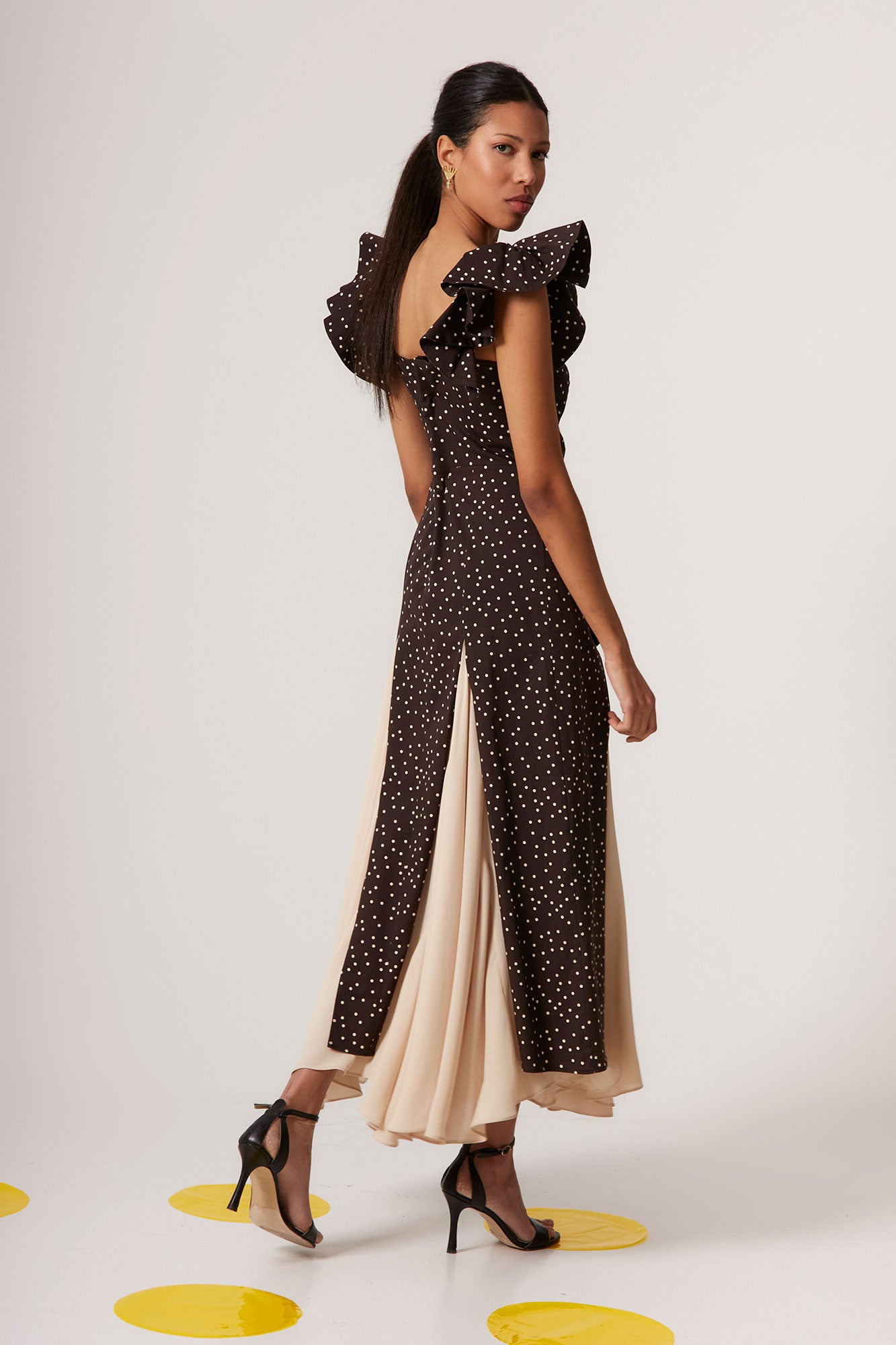 NORA BLACK DOT DRESS