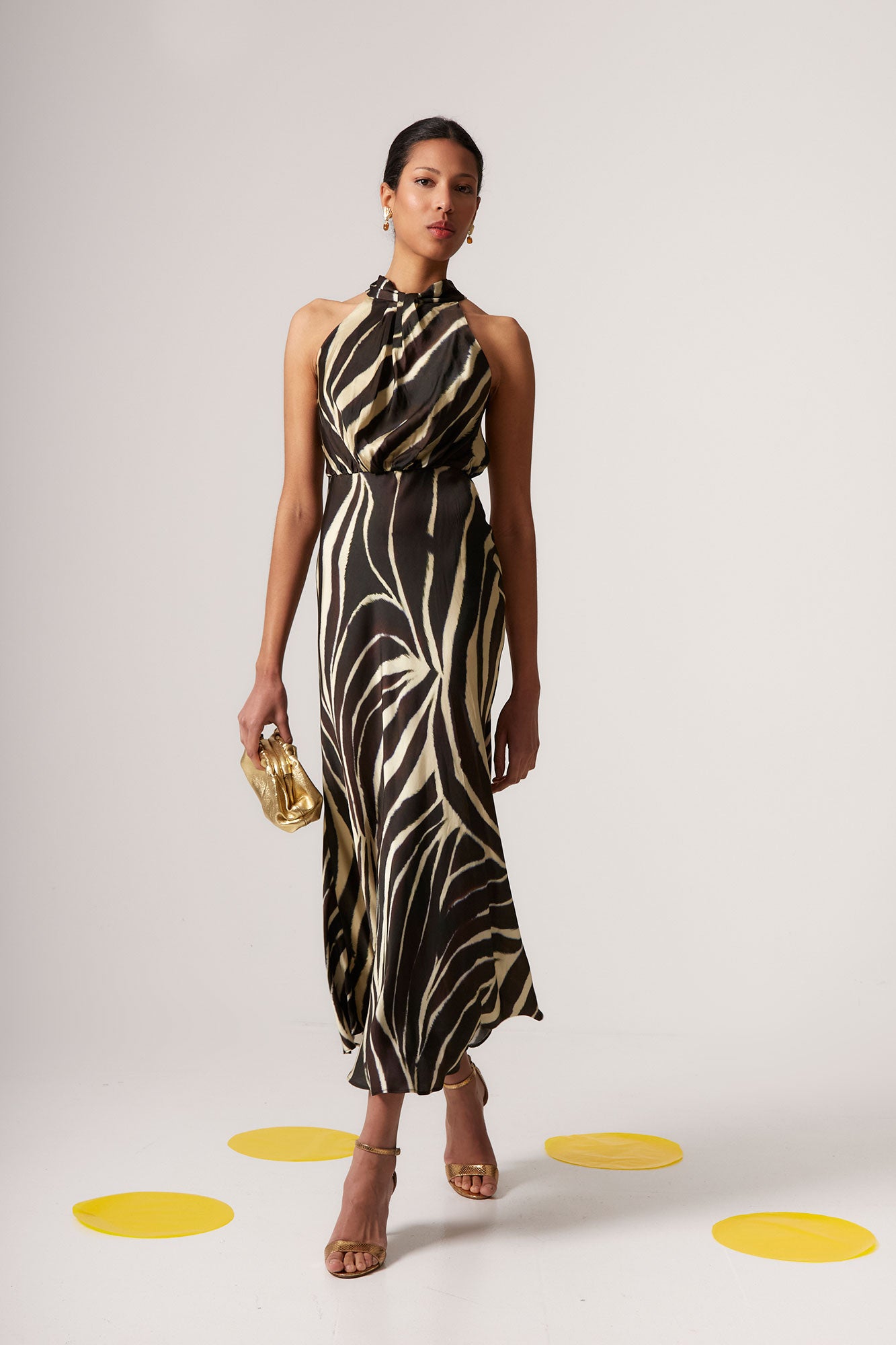 VESTIDO CELIA MARRON