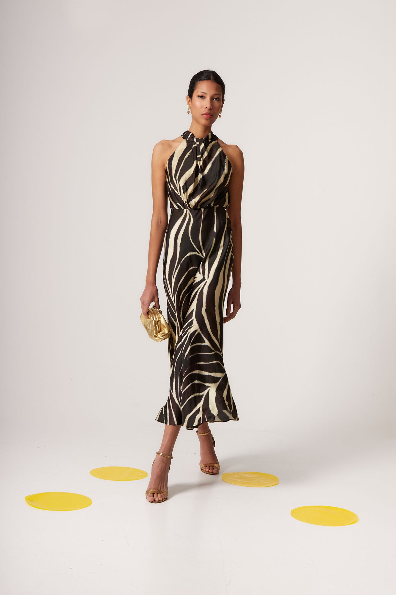VESTIDO CELIA MARRON