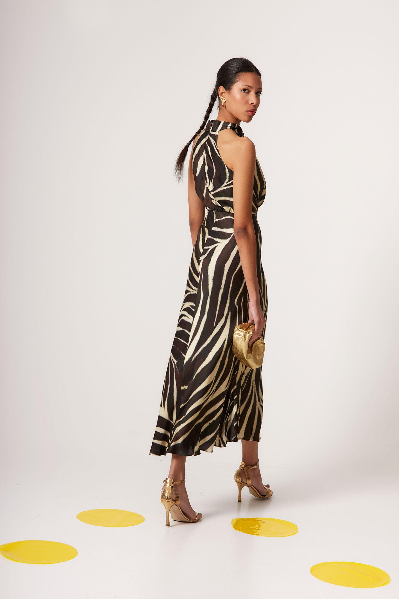 VESTIDO CELIA MARRON
