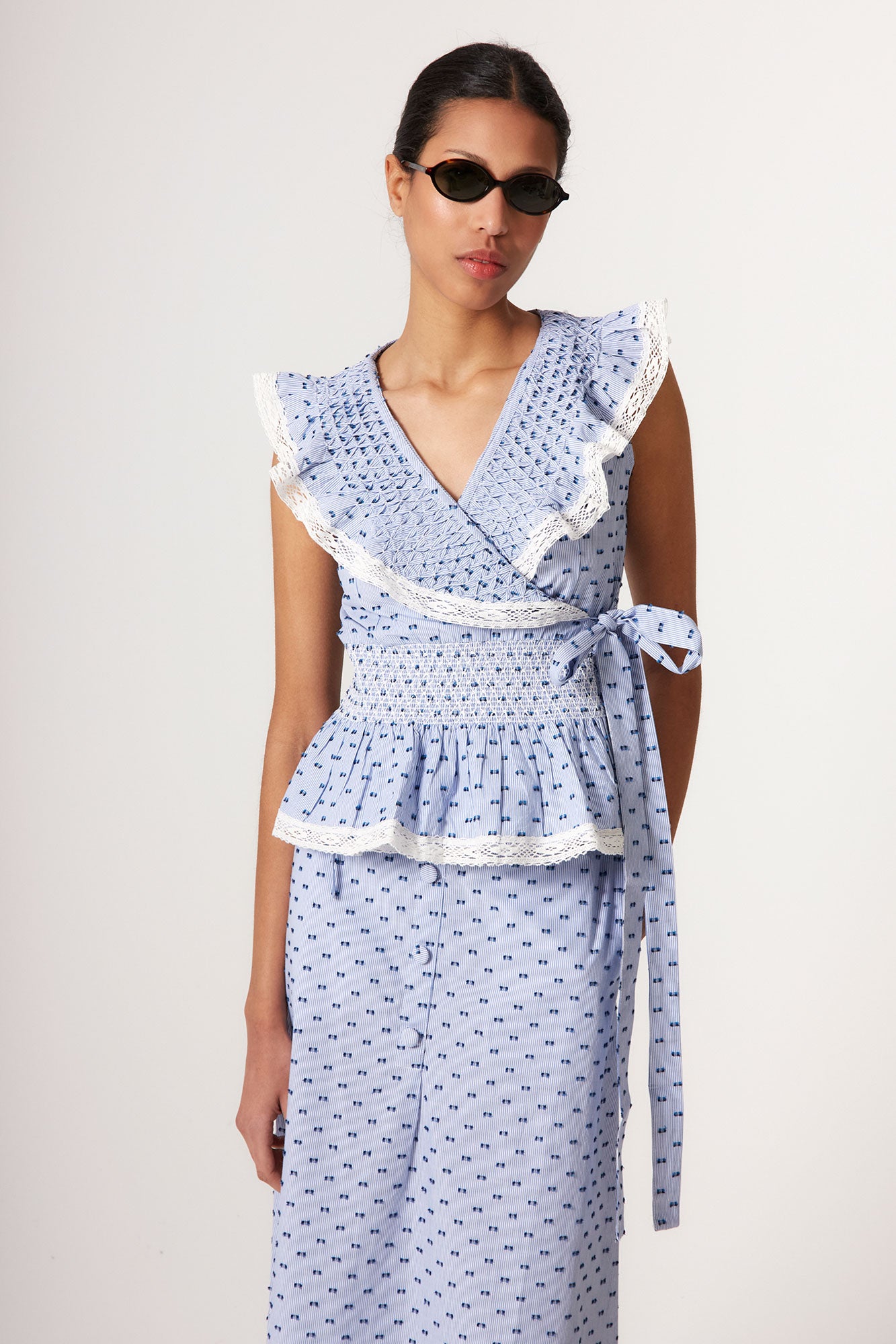 CONJUNTO VELURE AZUL