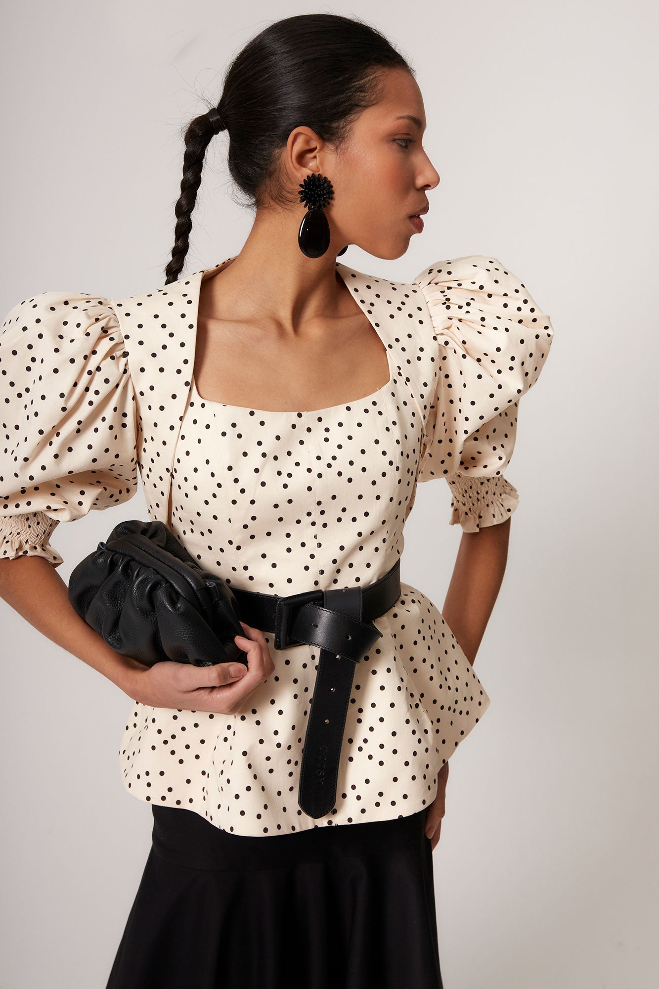 CHAQUETA EZRA ABULLONADA CRUDO