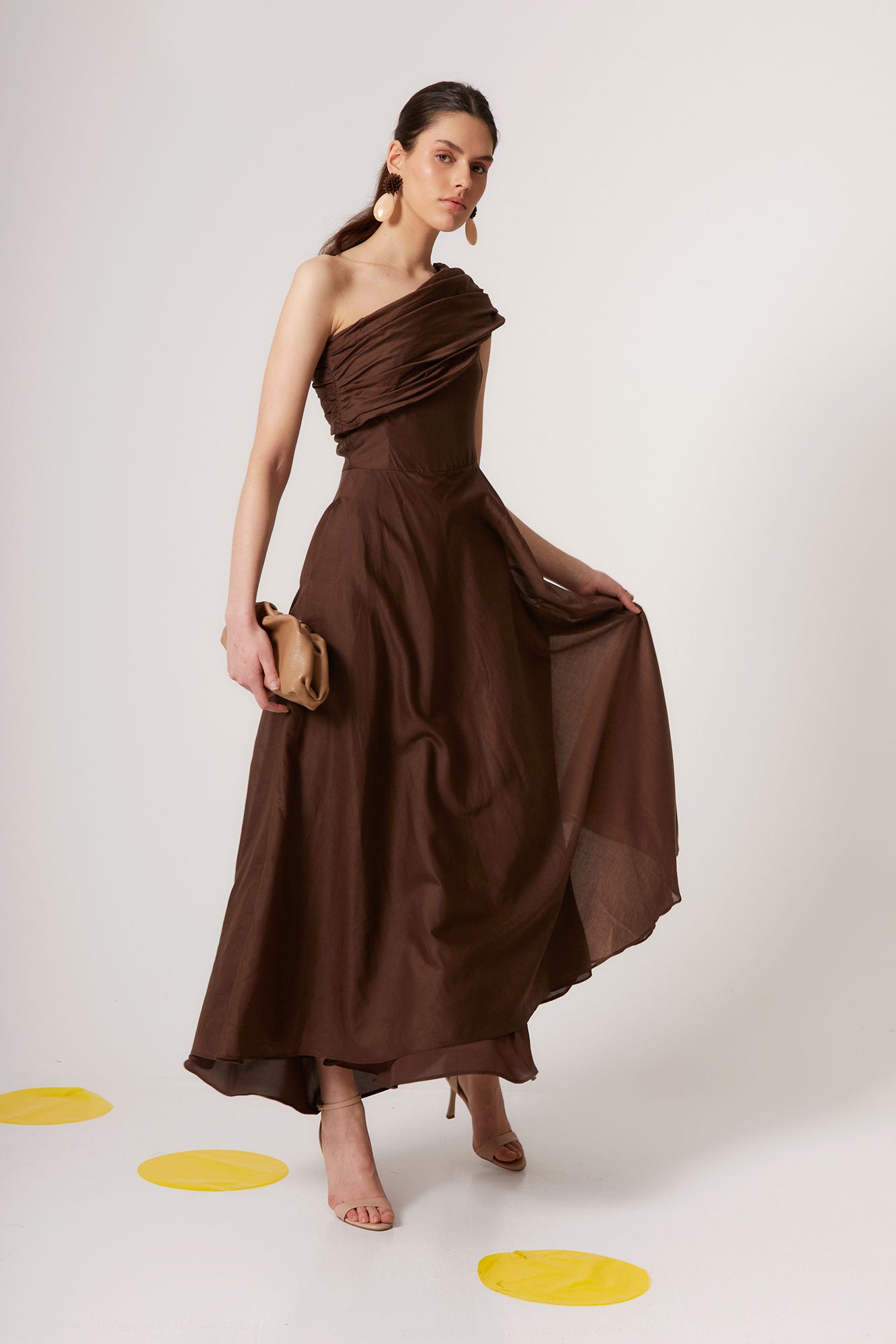 VESTIDO GINEBRA MARRON