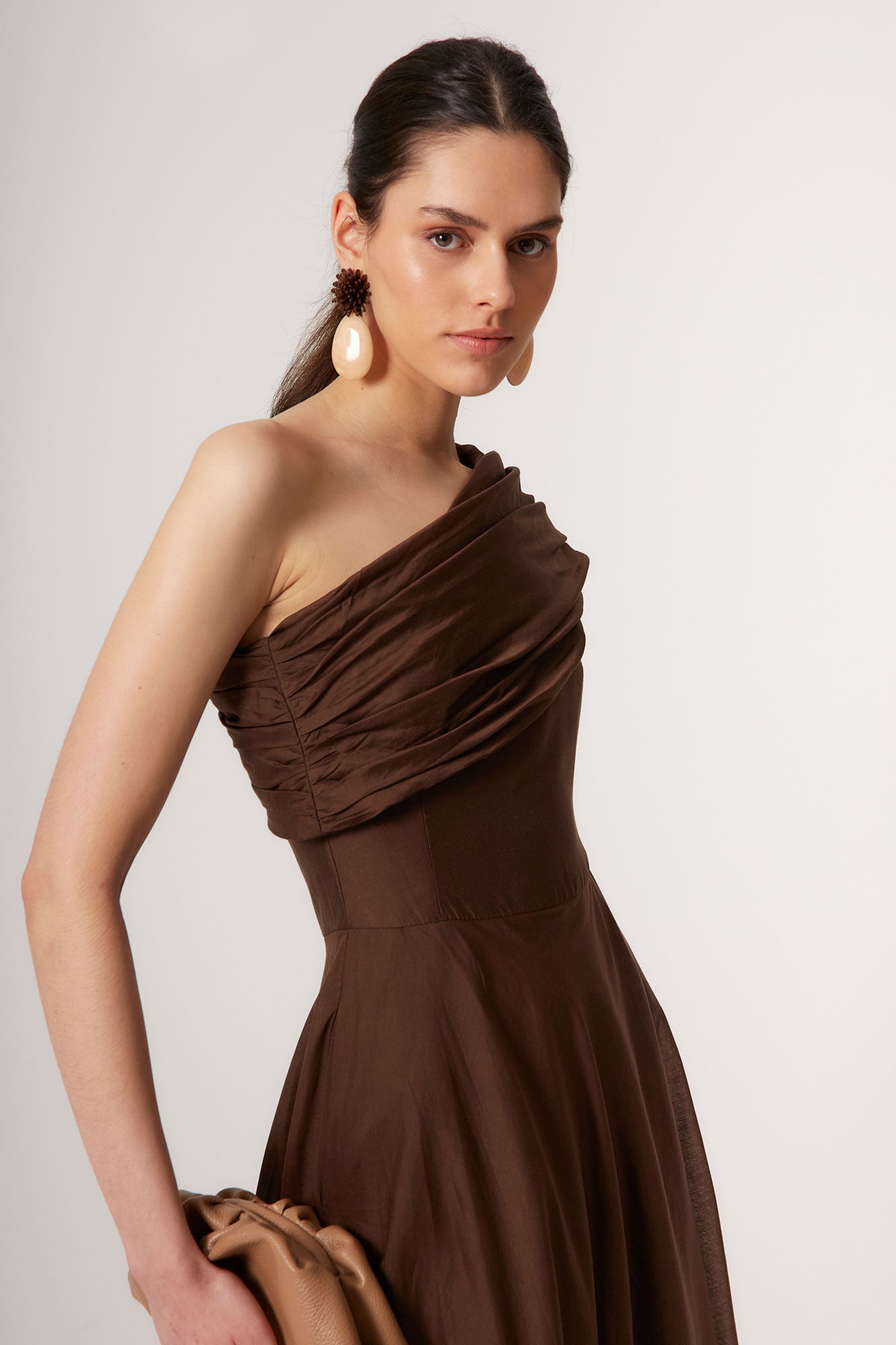 VESTIDO GINEBRA MARRON