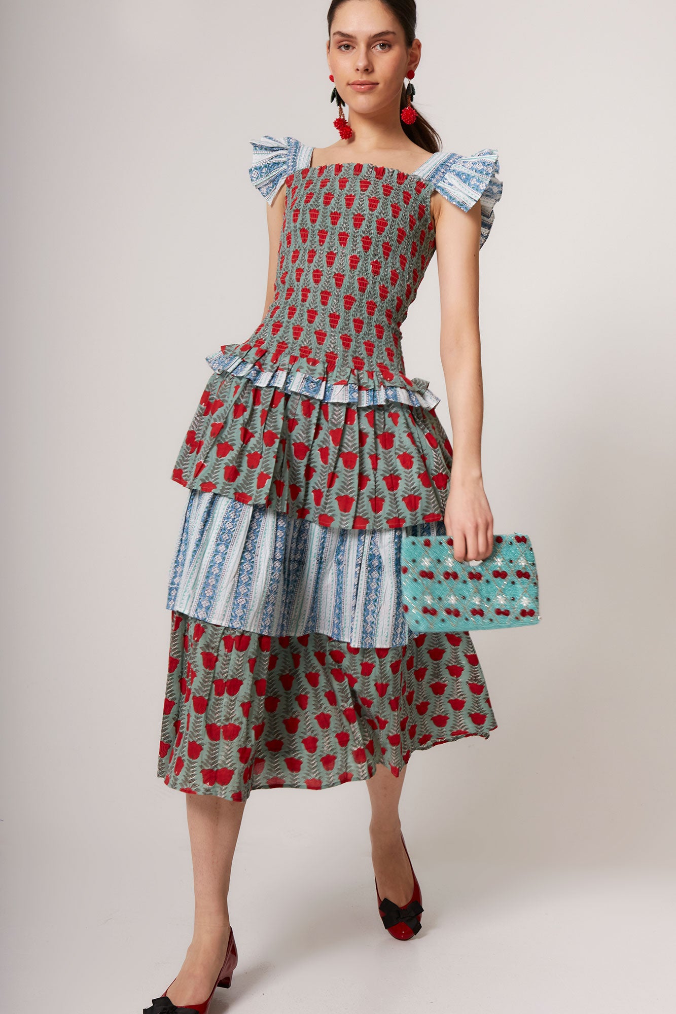 ROBE MULTI-FLEURS PERLINA