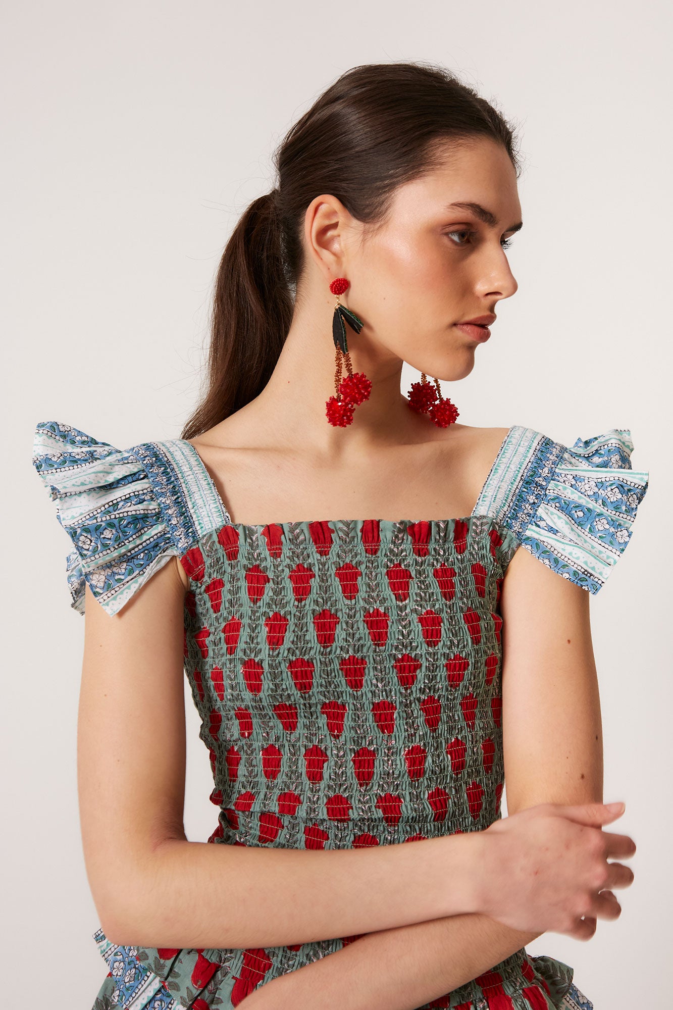 ROBE MULTI-FLEURS PERLINA