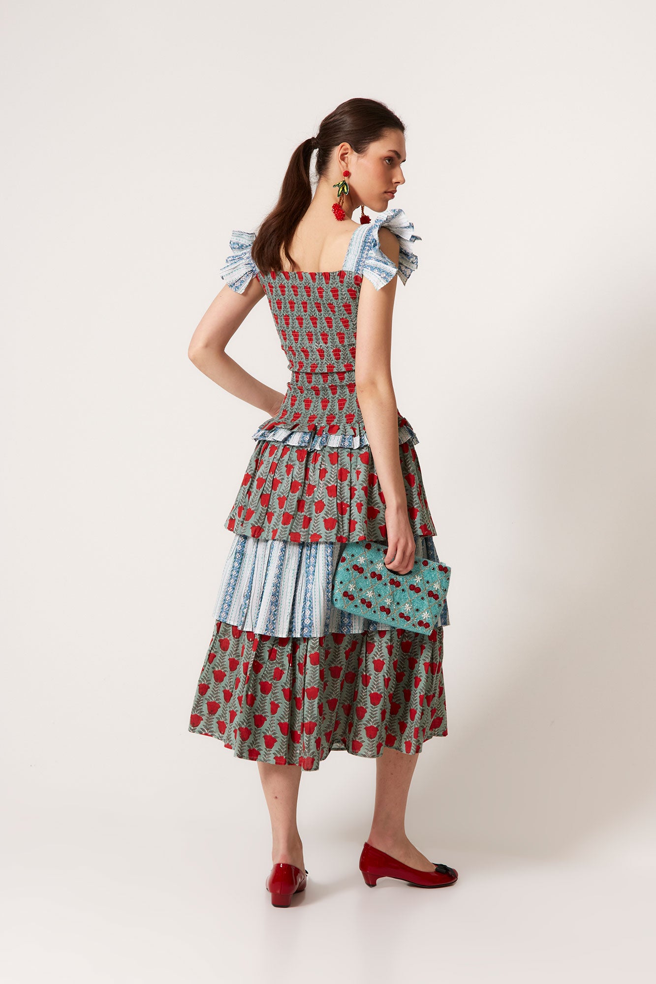 PERLINA MULTI-FLOWER DRESS