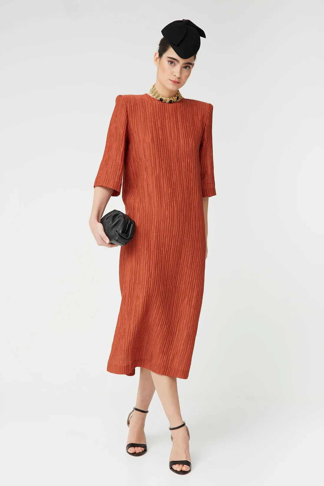 VESTIDO EVELINA TEJA