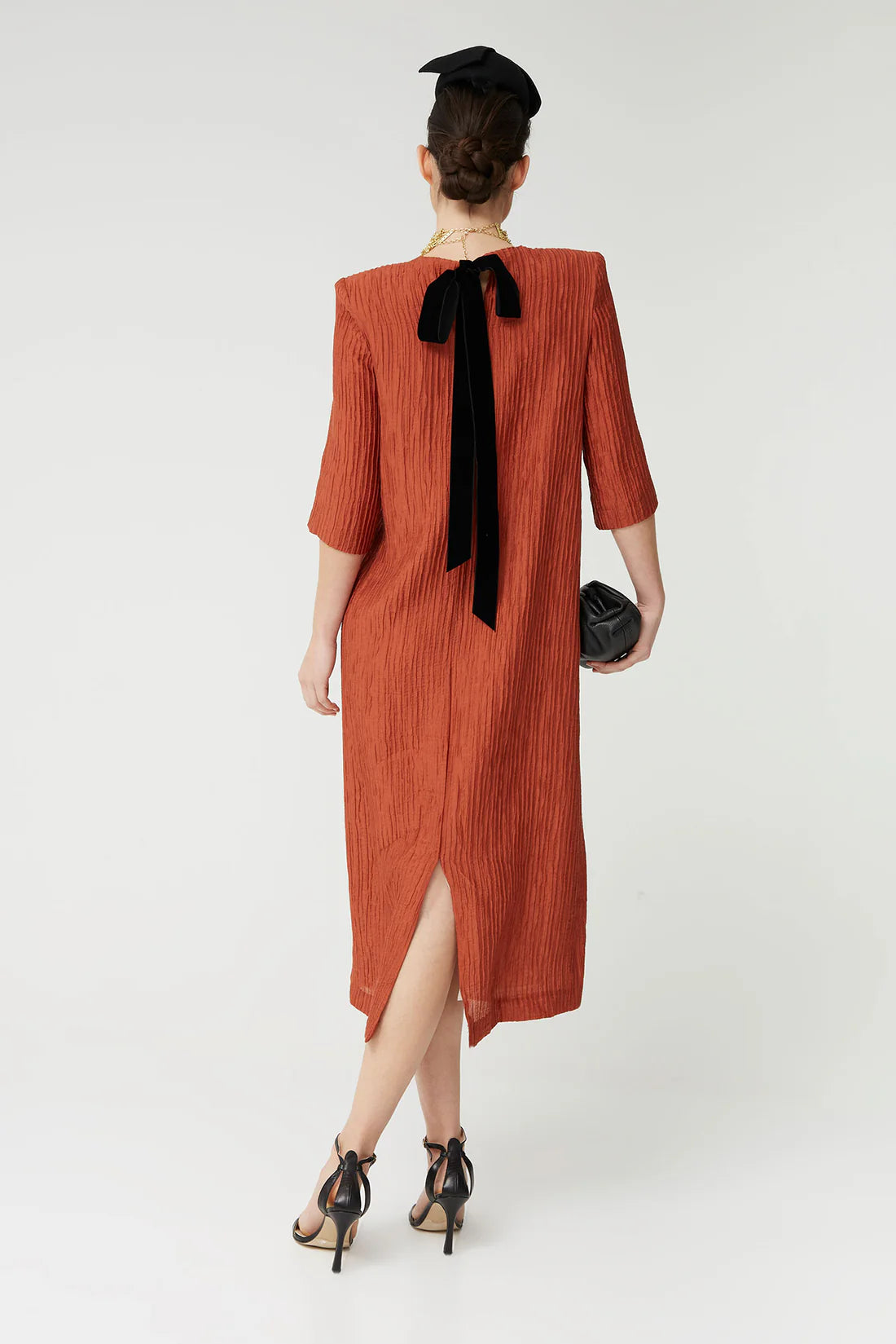 VESTIDO EVELINA TEJA