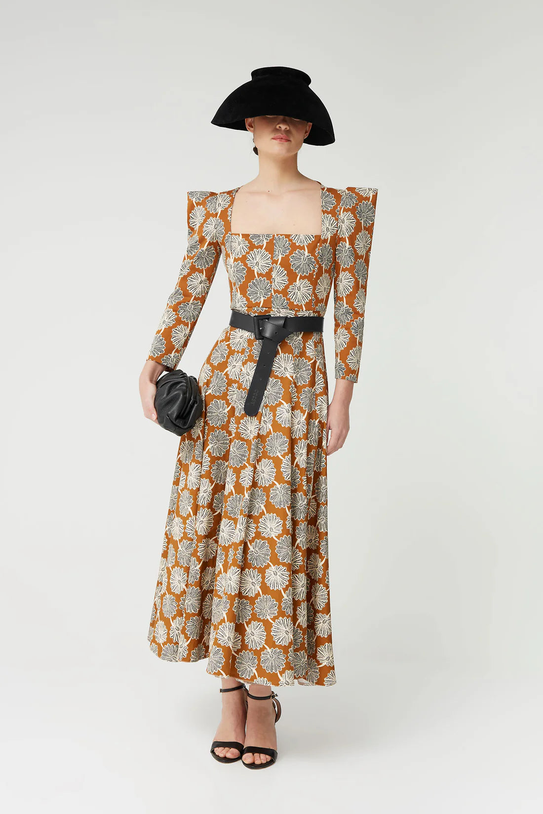 VESTIDO RENÉ MOSTAZA
