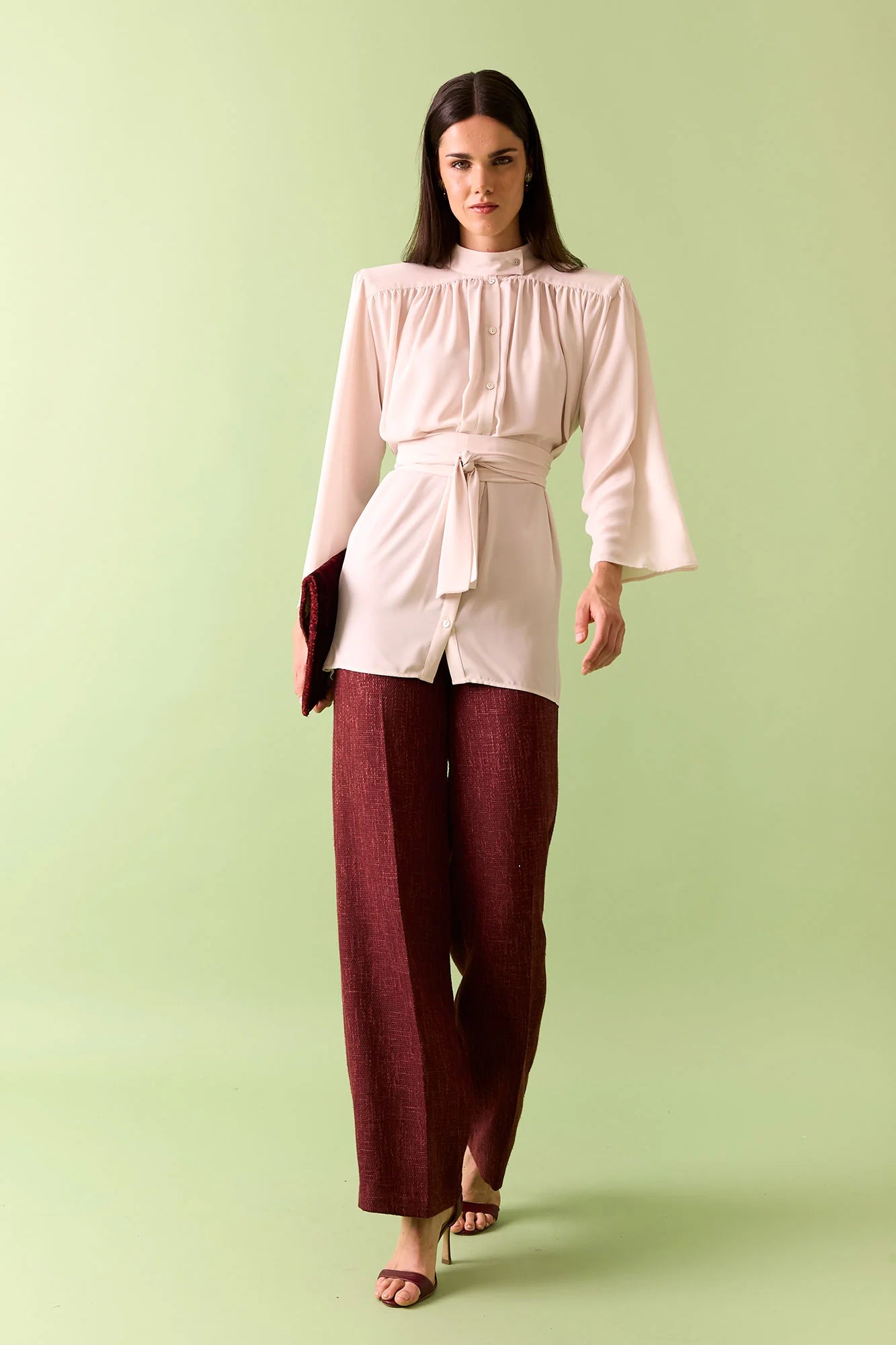 PANTALON PERSEFONE GRANATE