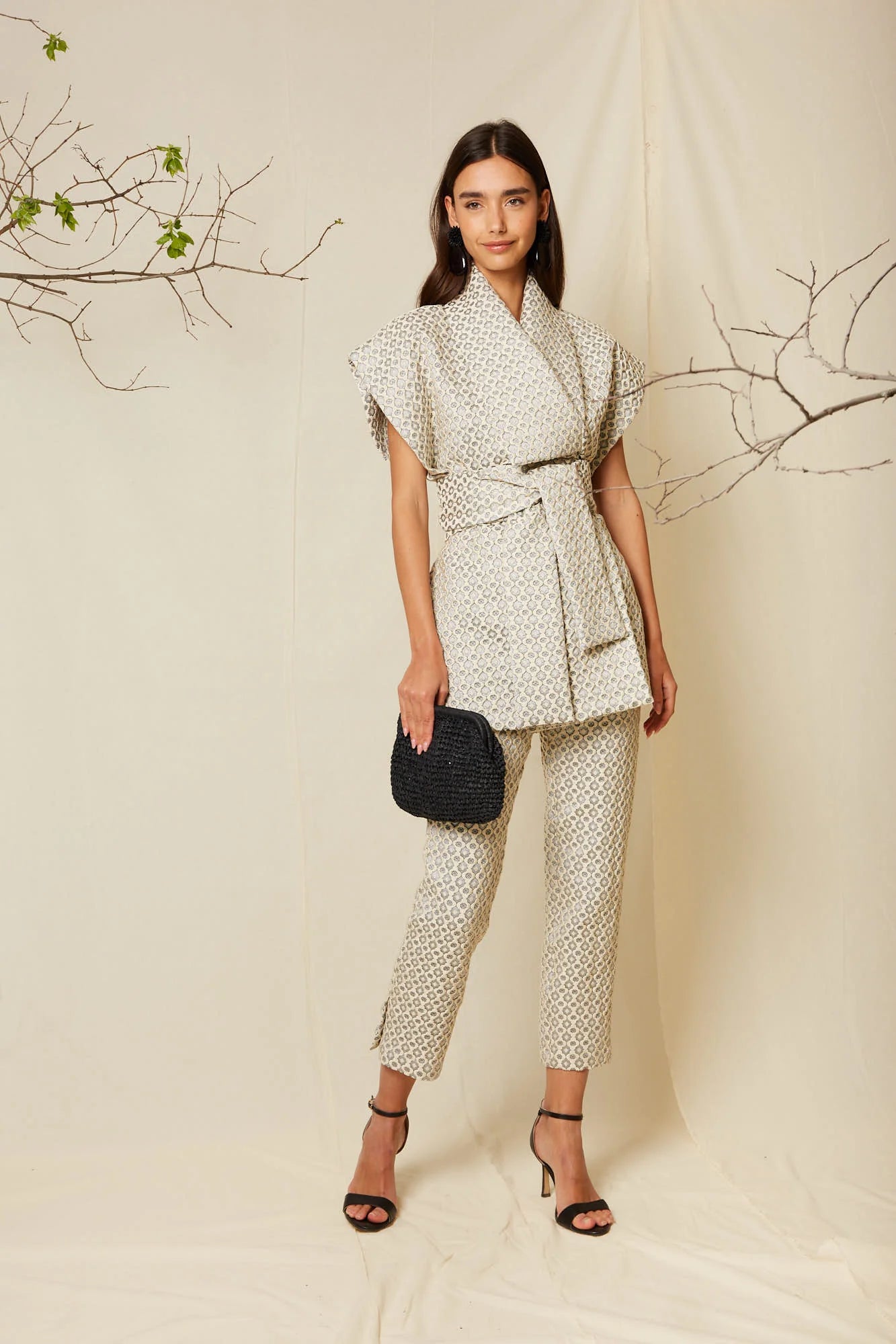 KIMONO COSME JAUNE