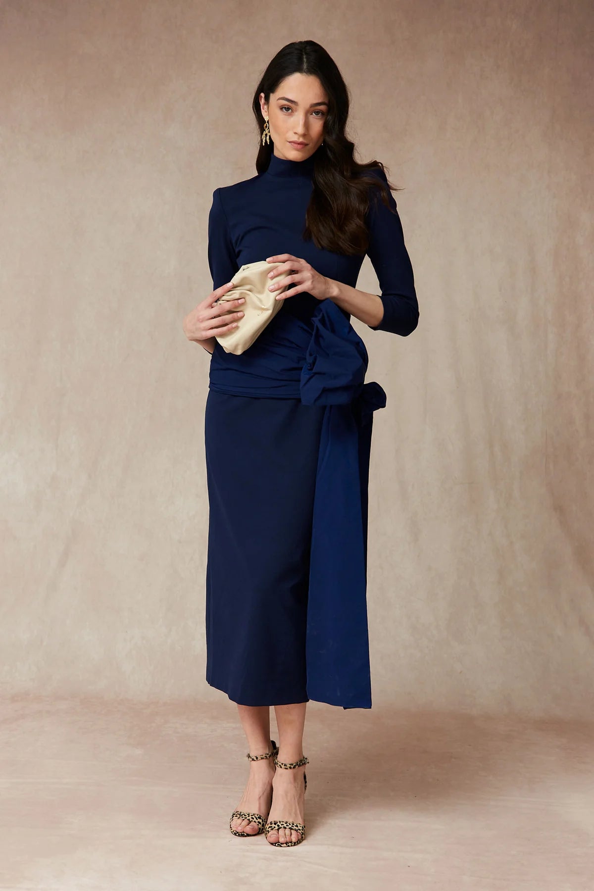 ROBE NEVIRA BLEU MARINE 