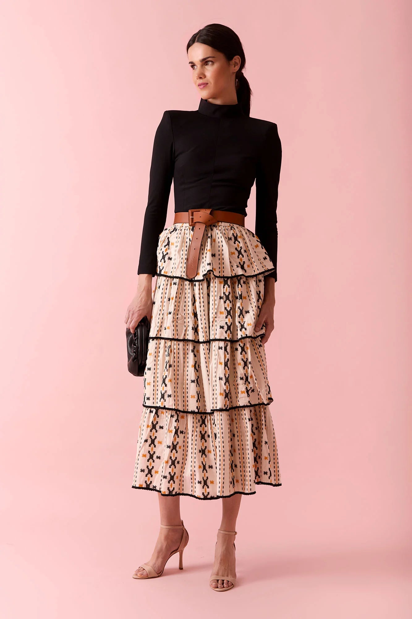 MINA BEIGE SKIRT