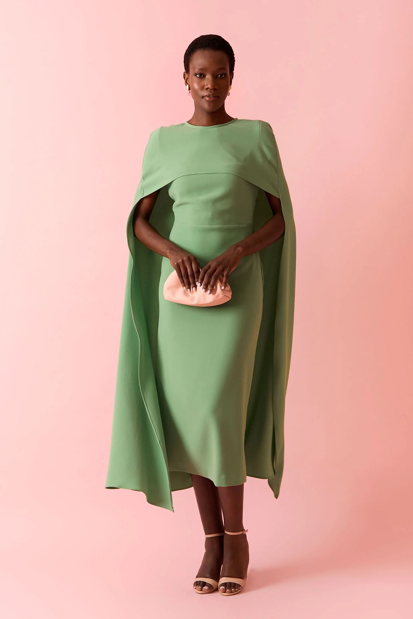 VESTIDO CRISANTEMO VERDE