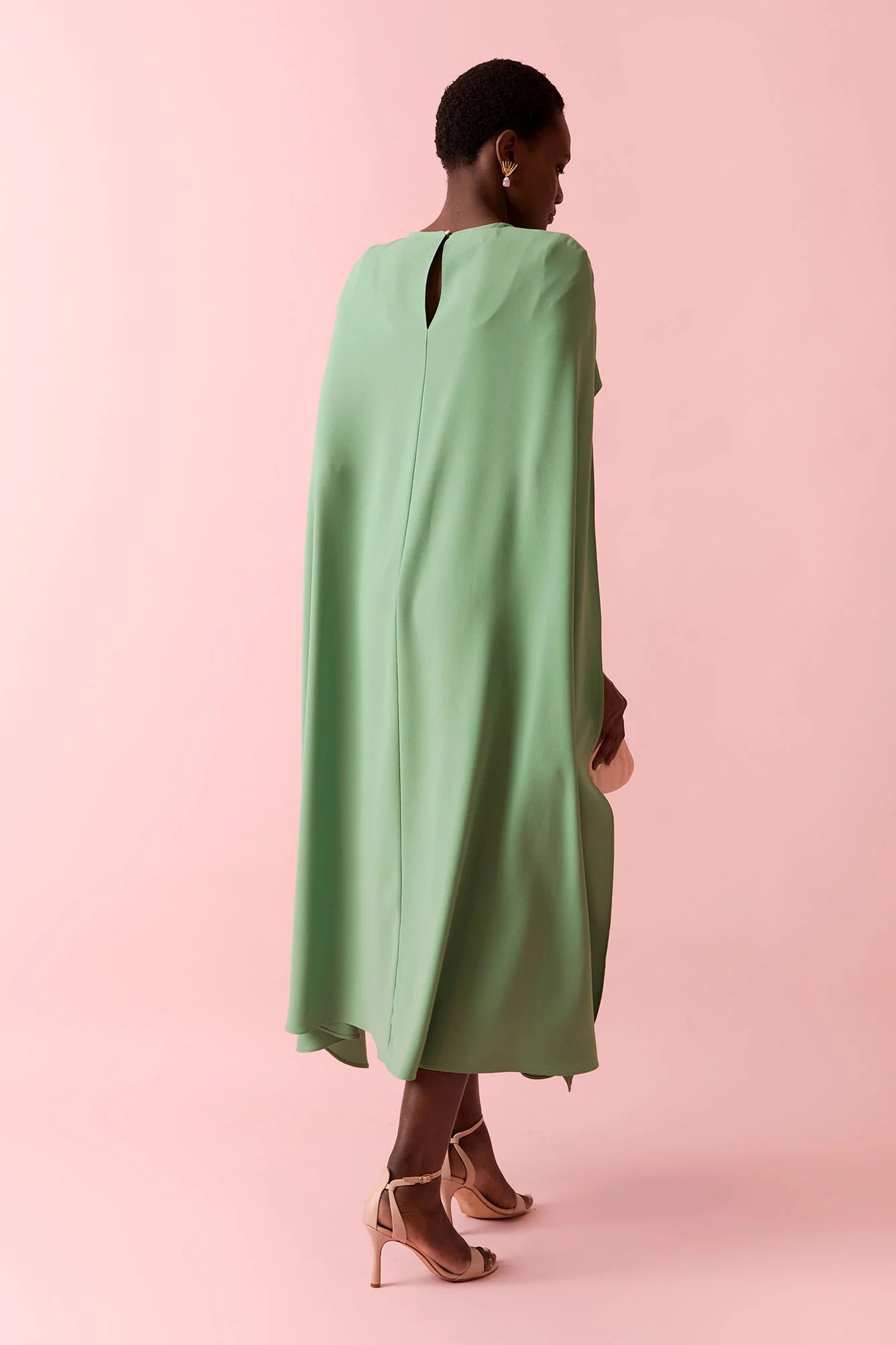 VESTIDO CRISANTEMO VERDE