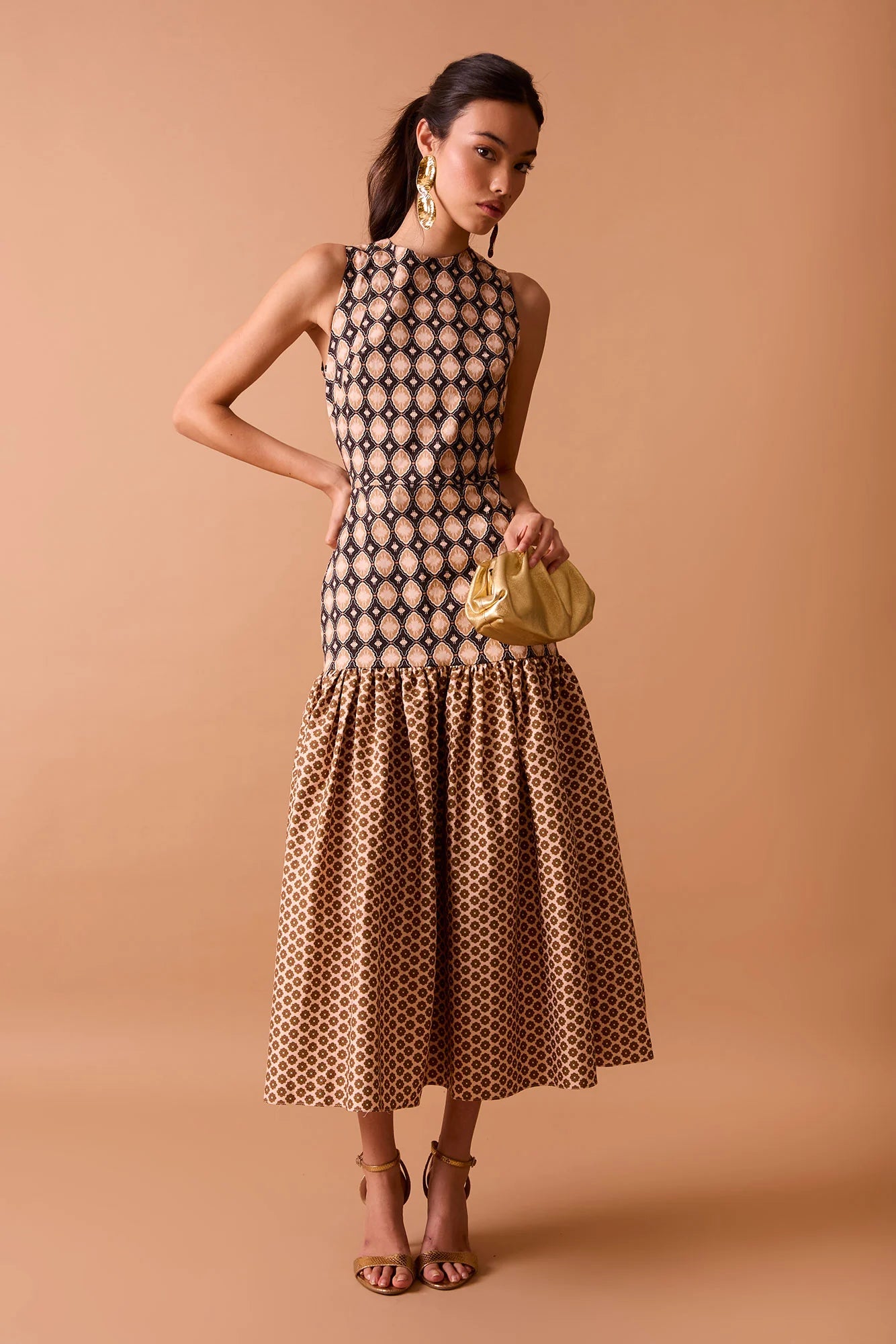 ROBE PAULA MULTICOLORE