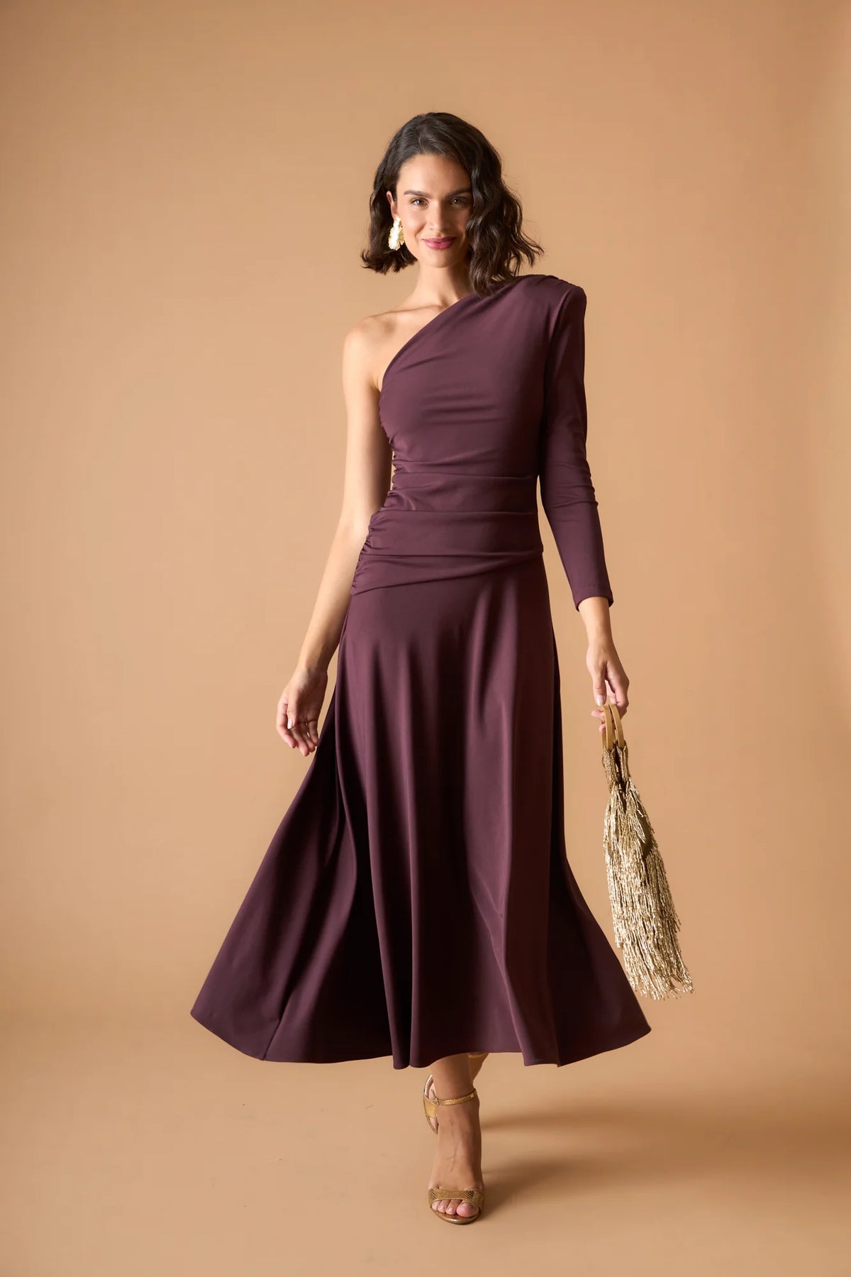 VESTIDO TARIAN GRANATE
