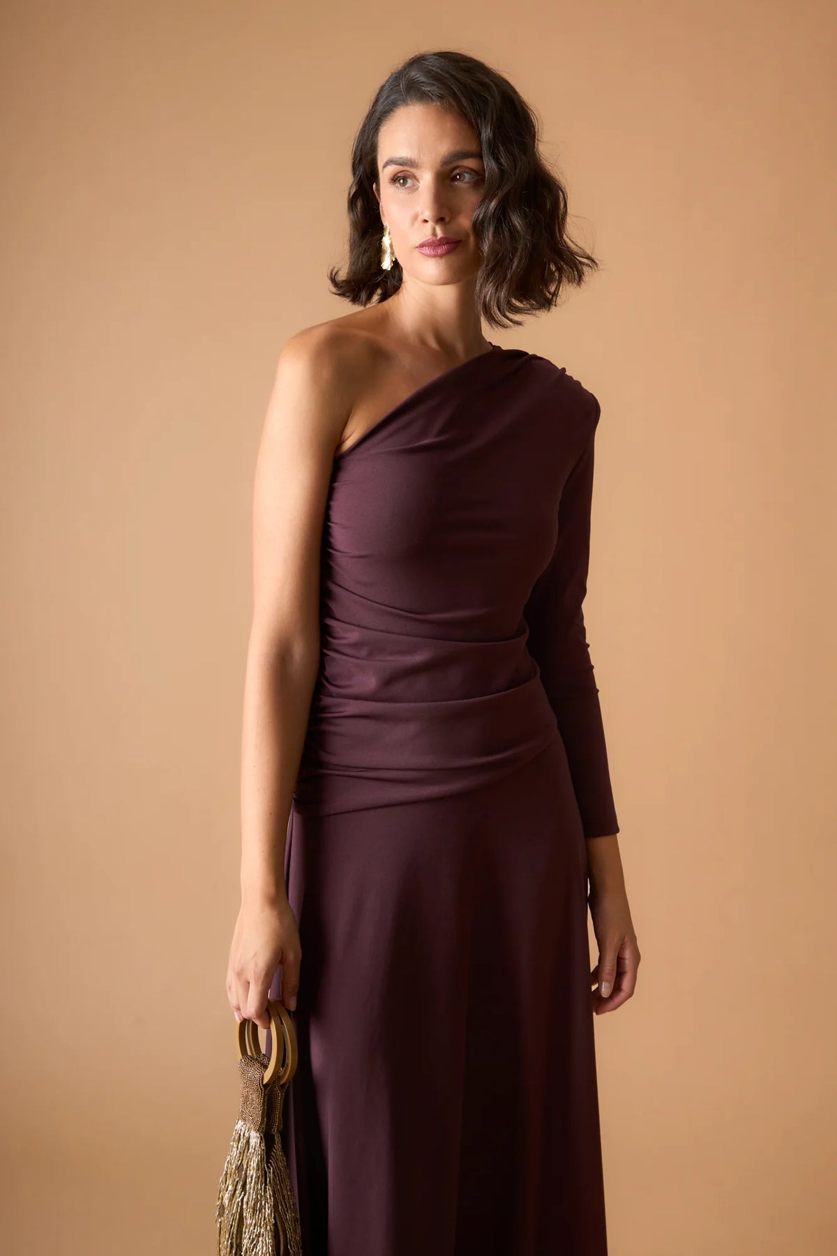 VESTIDO TARIAN GRANATE