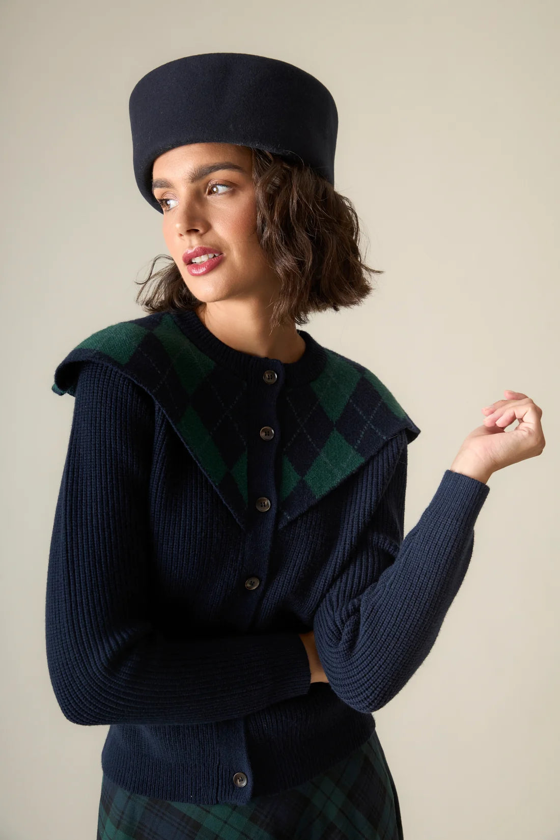 IRIA NAVY JACKET