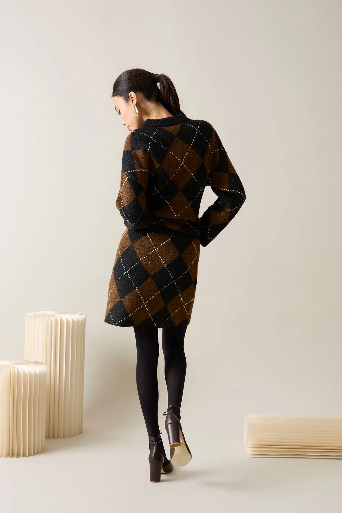FALDA HERA MARRON