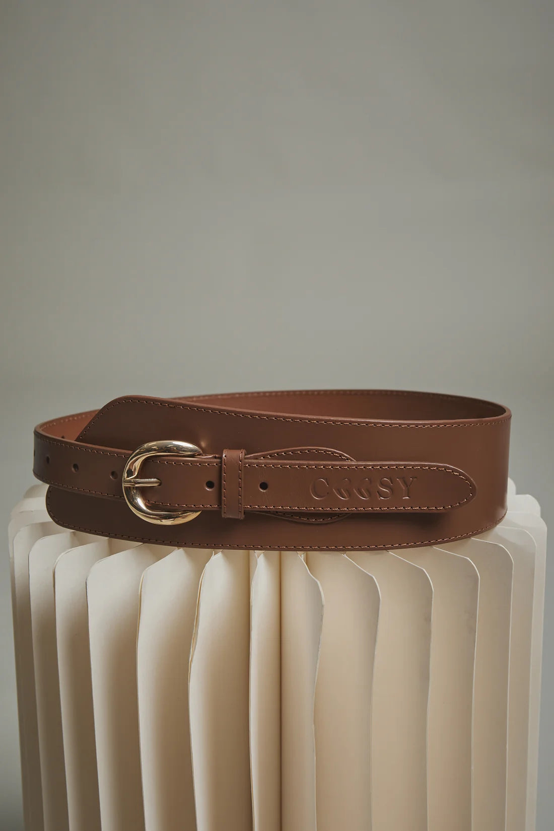 CINTURON CLAUDIA MARRON