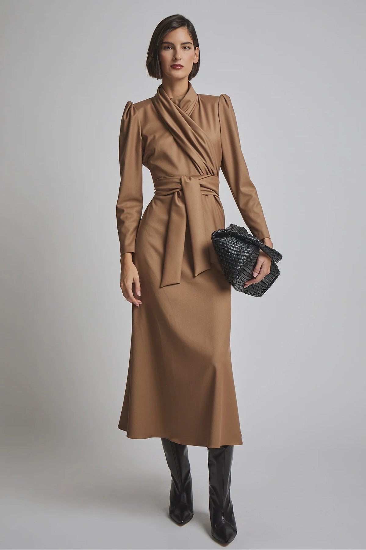 VESTIDO CENIA  CAMEL