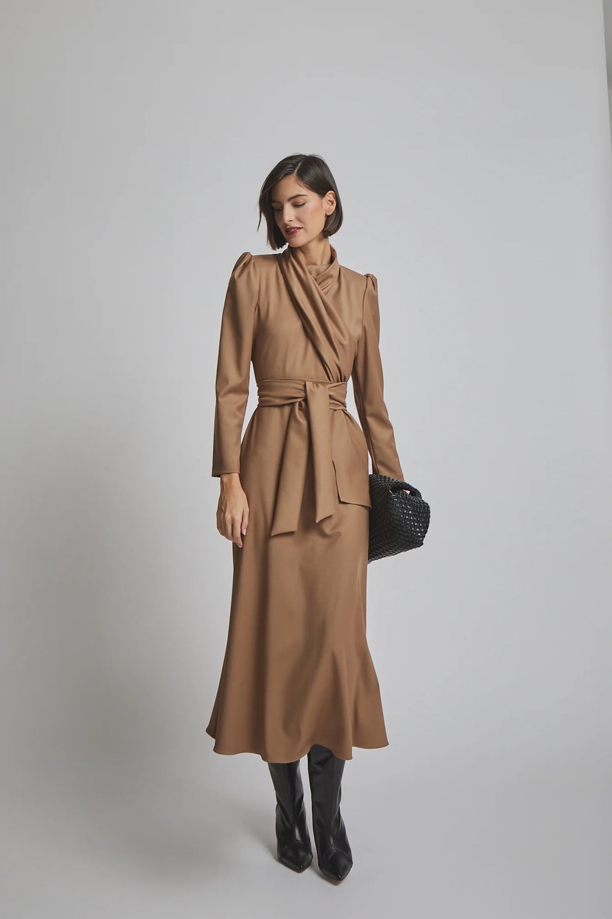 VESTIDO CENIA  CAMEL