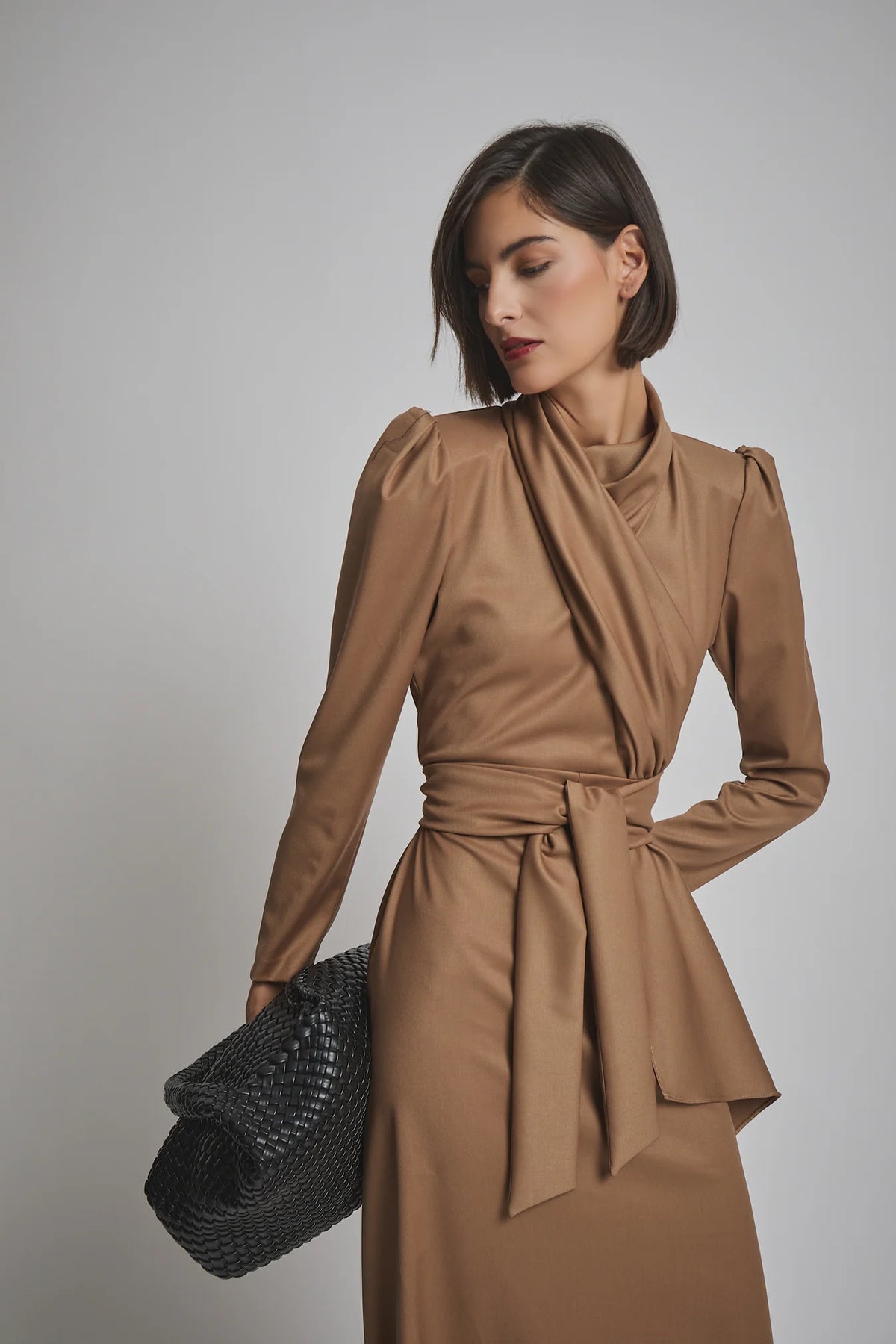 VESTIDO CENIA  CAMEL