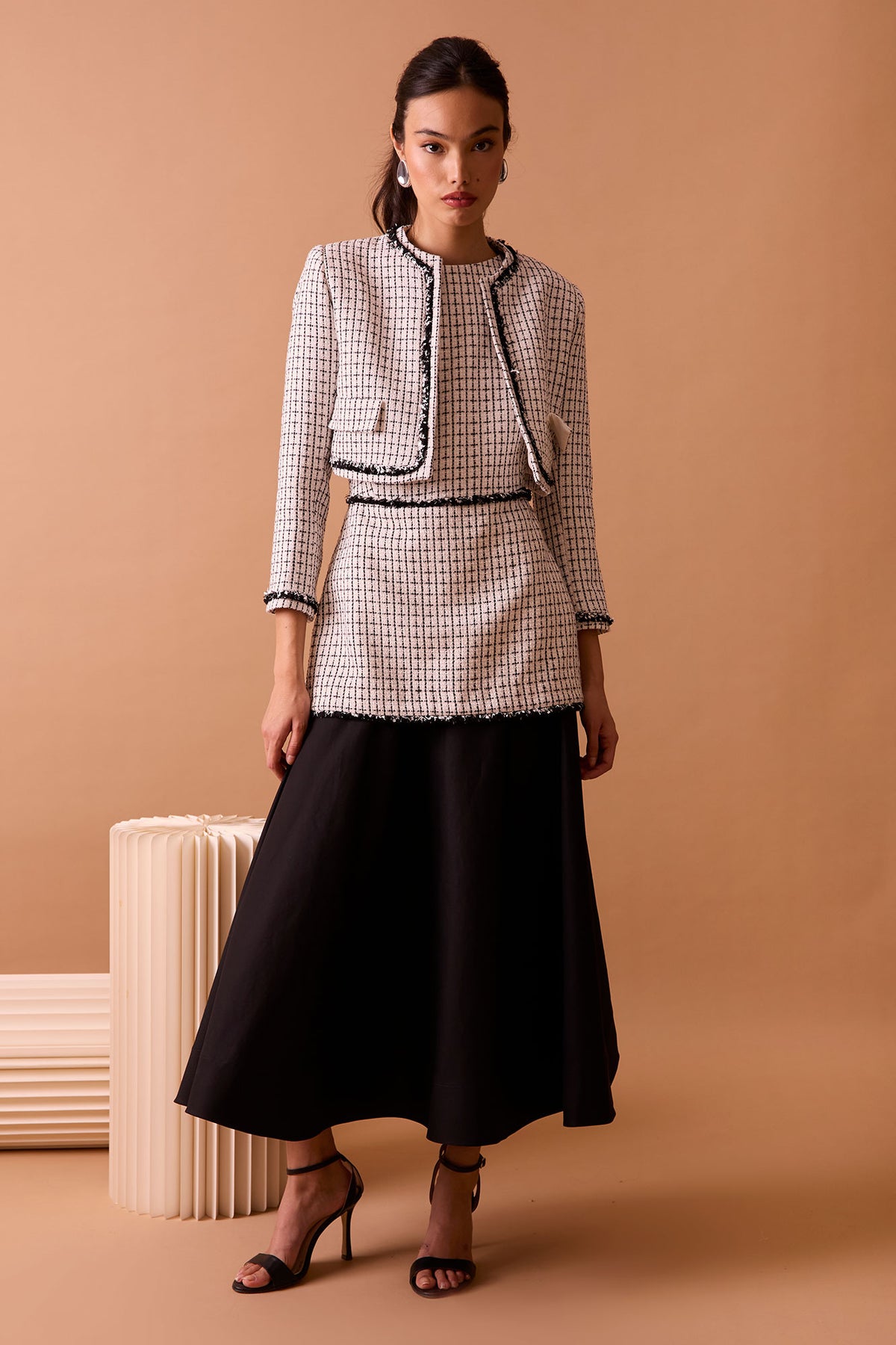 CHAQUETA NENÚFARBLANCO/NEGRO 
