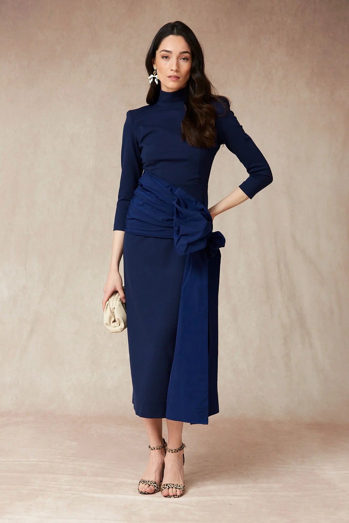 ROBE NEVIRA BLEU MARINE 