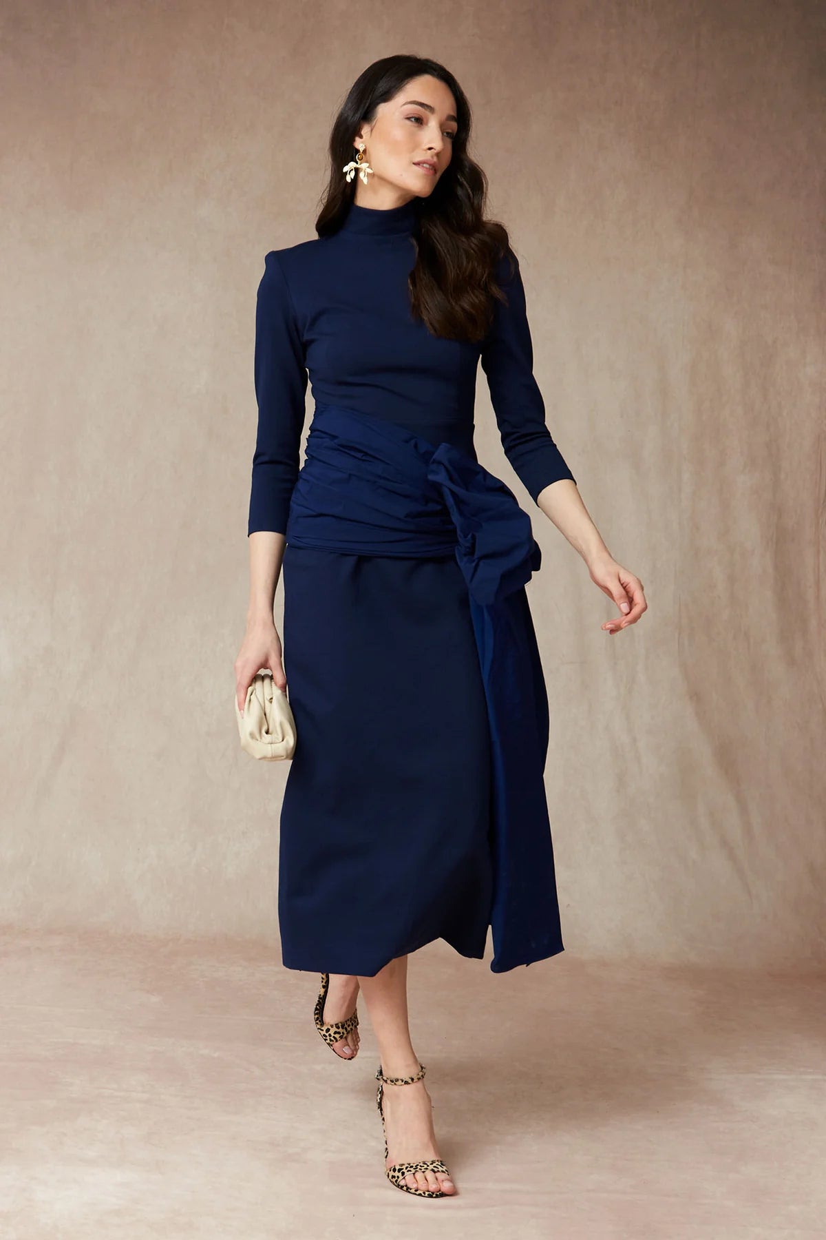 ROBE NEVIRA BLEU MARINE 