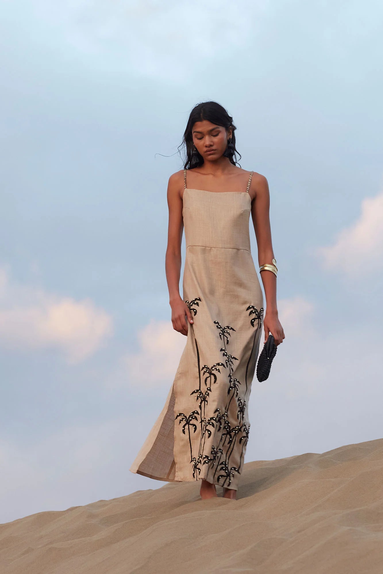 VESTIDO PALMAR BEIGE