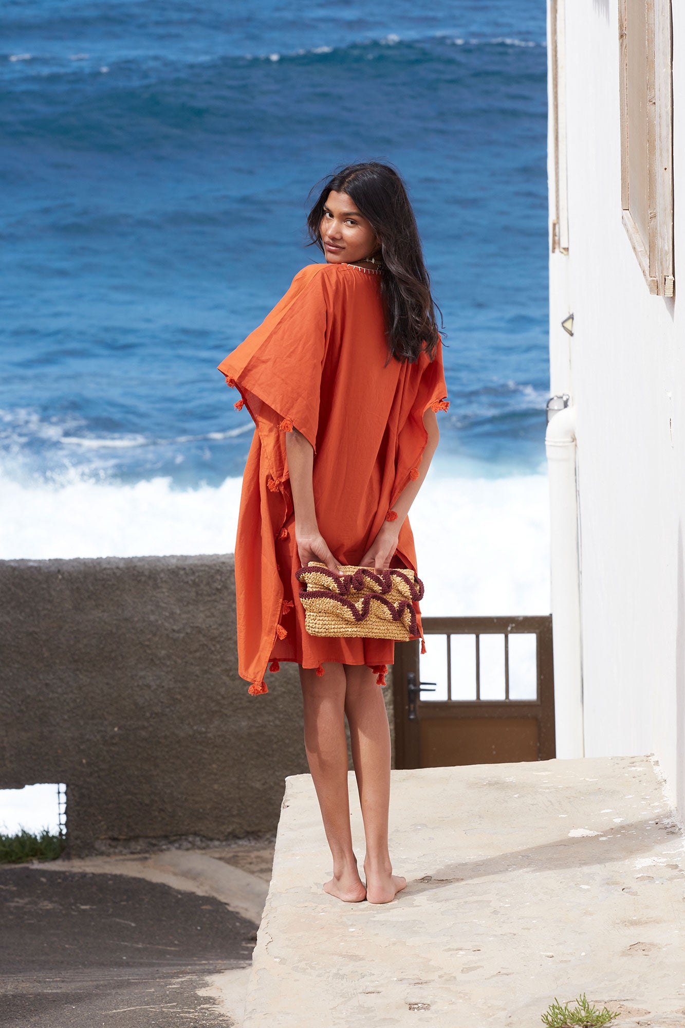 KAFTAN CRETA NARANJA