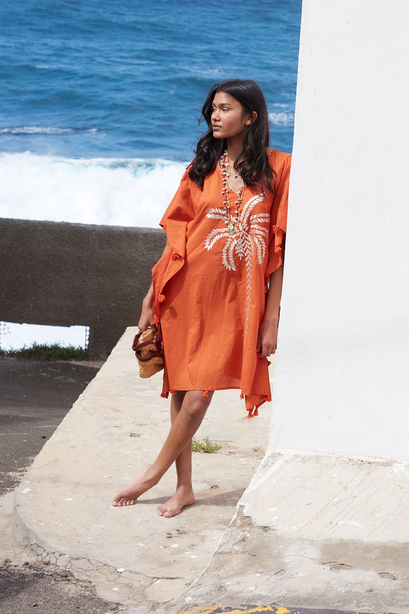 KAFTAN CRETA NARANJA