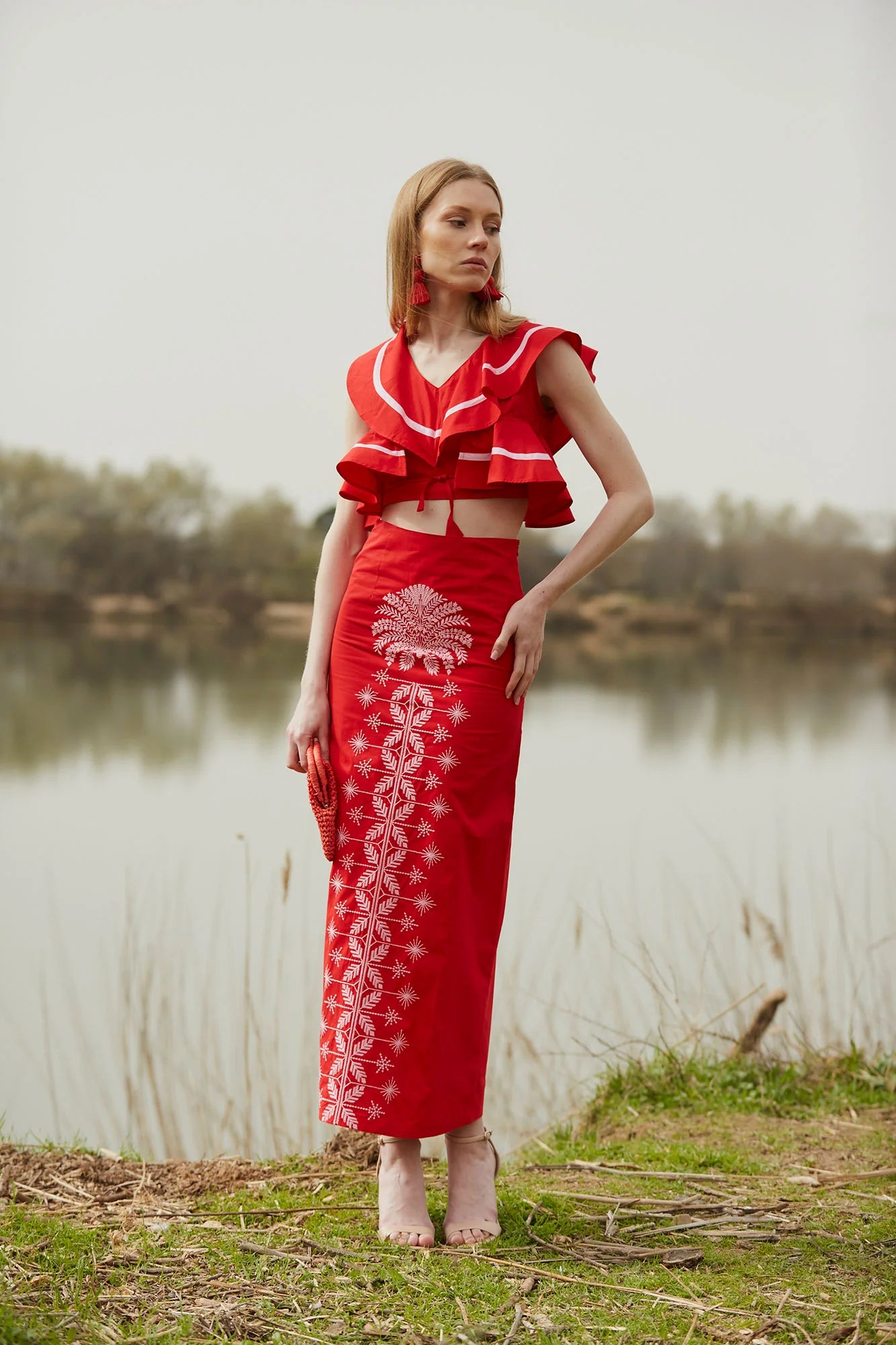 ENSEMBLE ROUGE MALDIVAS