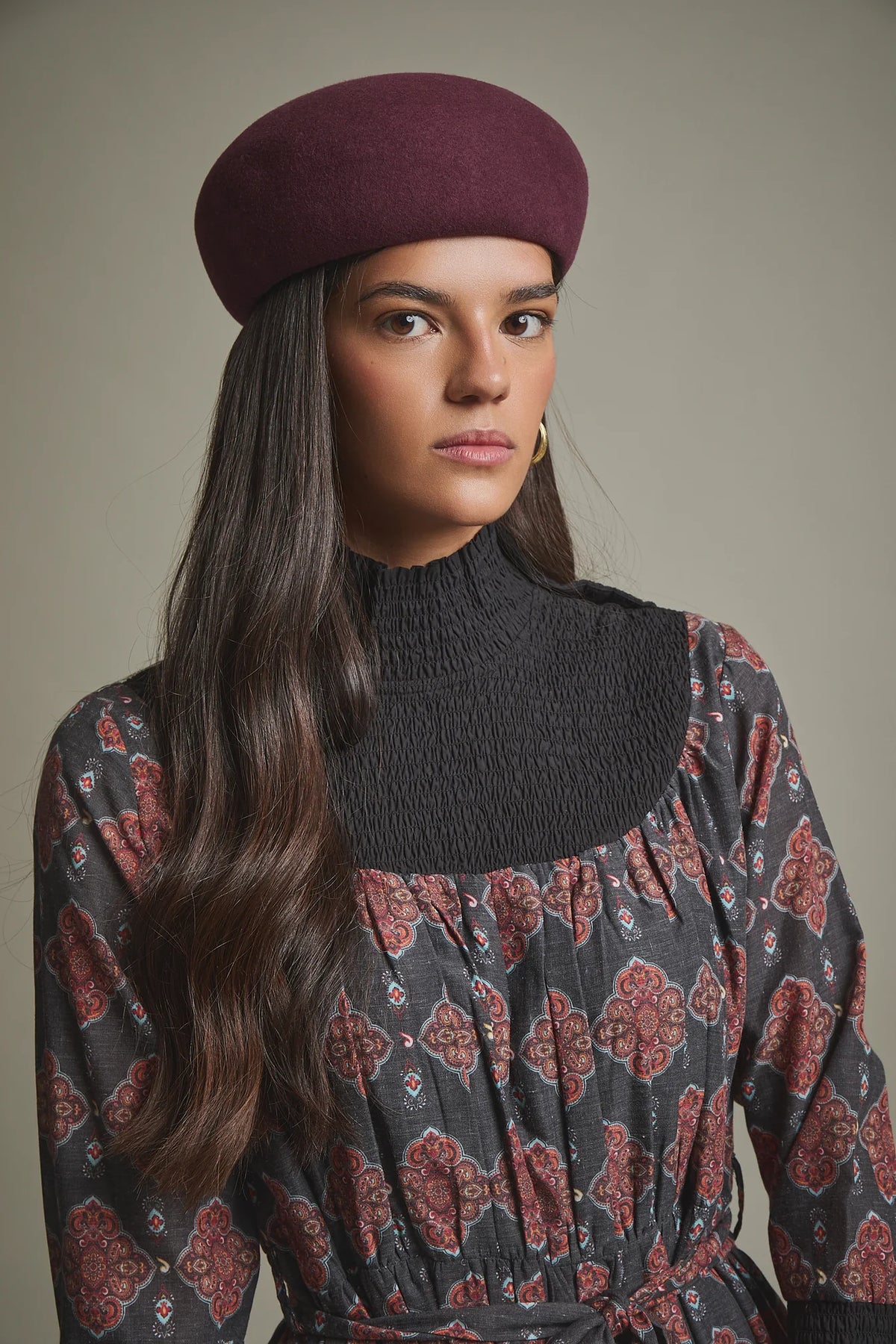 VESTIDO CIELA MARRON